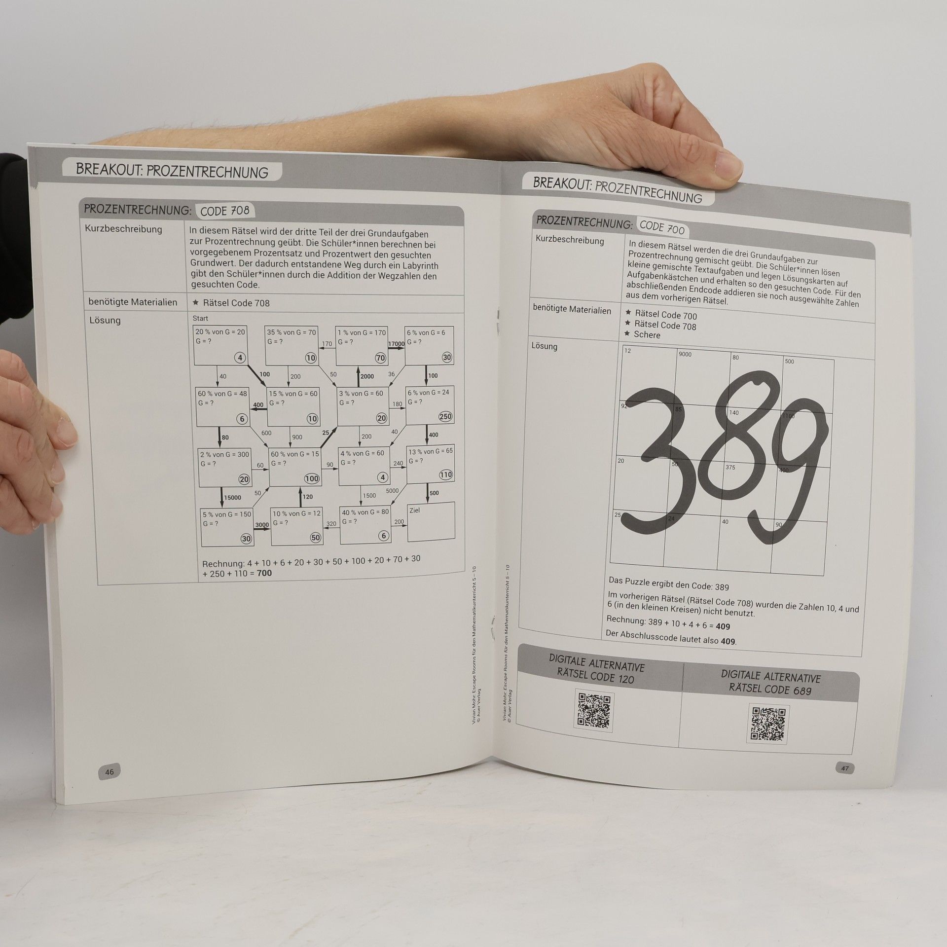 Vivian Mohr Escape Rooms für den Mathematikunterricht 5-10