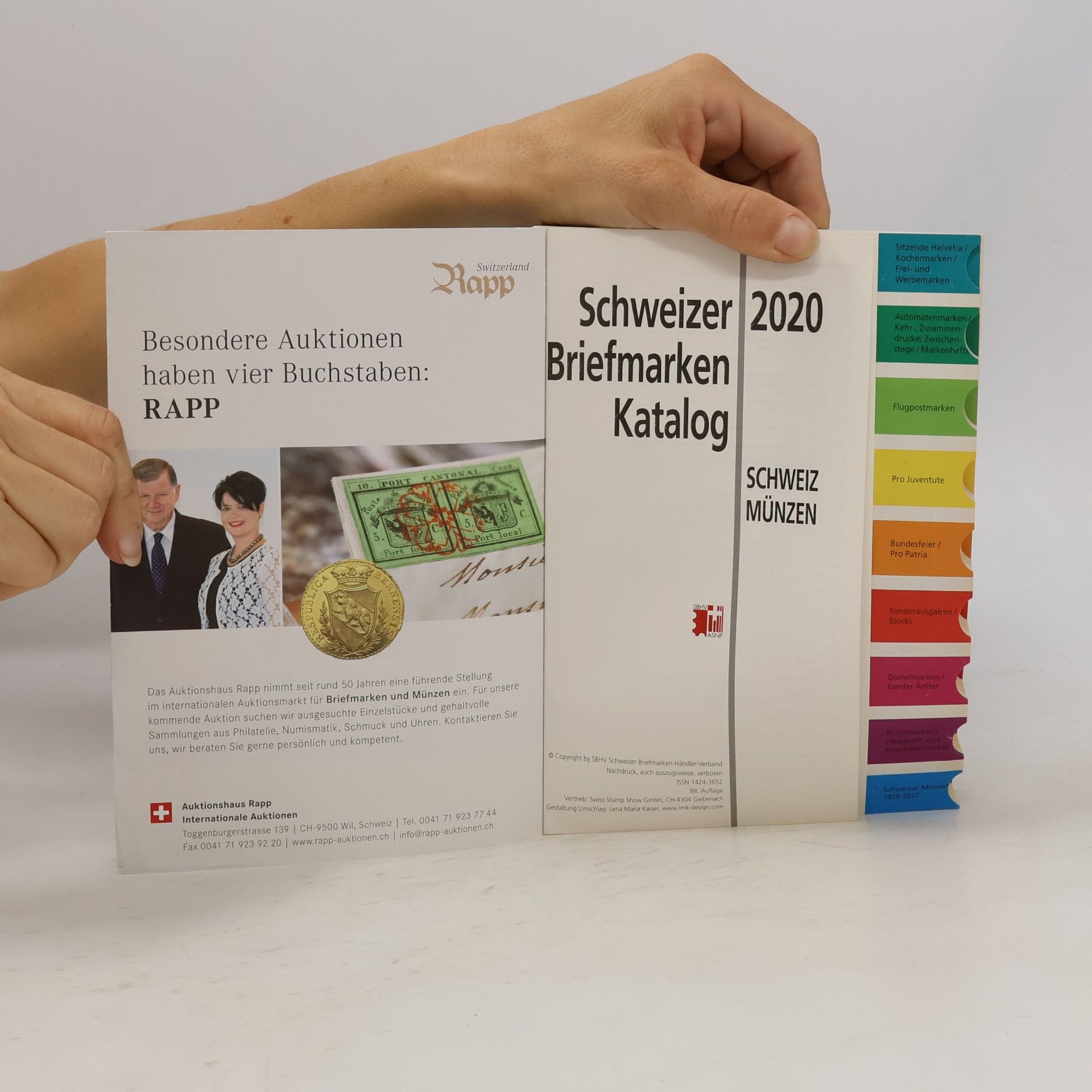 Lena Maria Kaiser Schweizer Briefmarken Katalog 2020