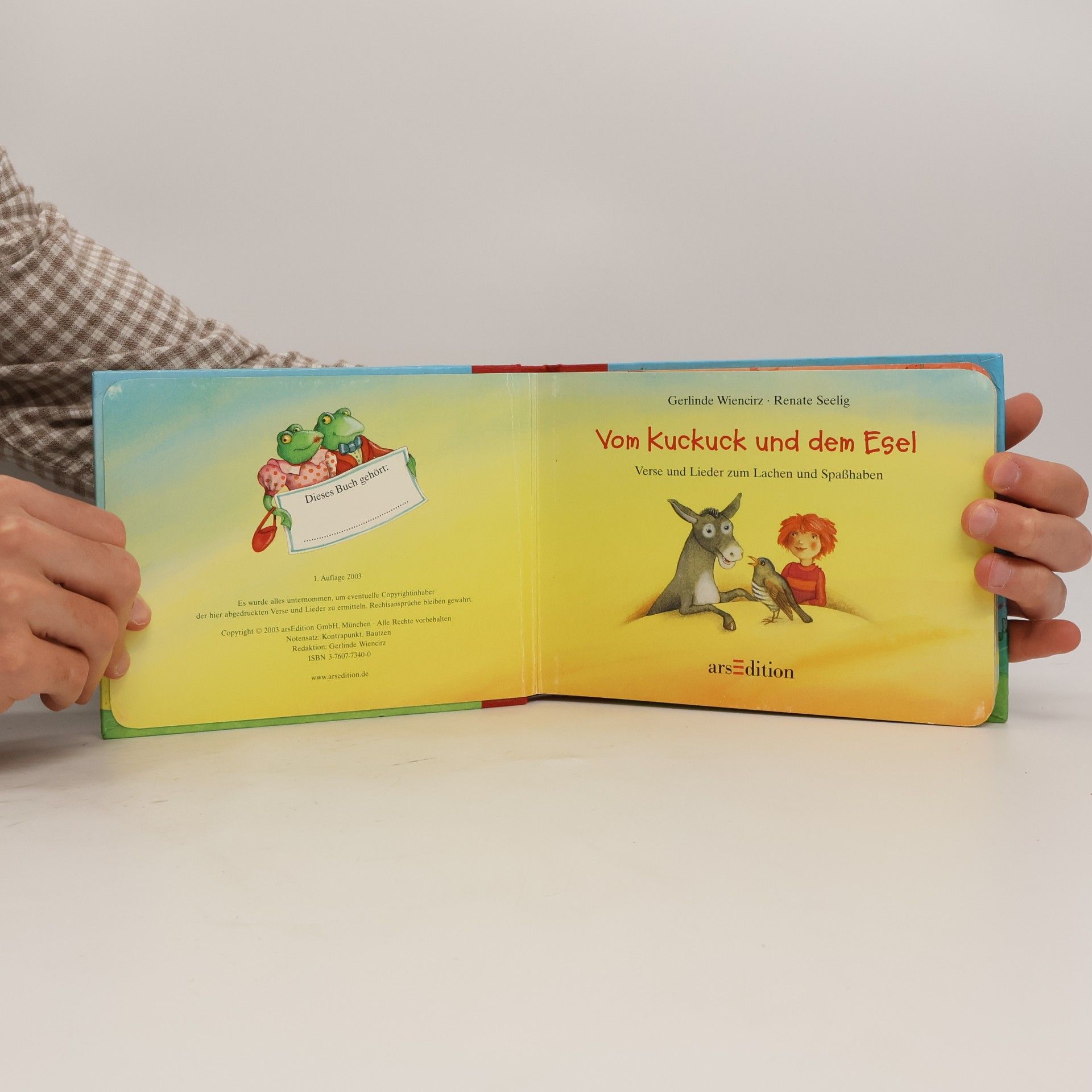 Gerlinde Wiencirz Vom Kuckuck und dem Esel. Verse und Lieder zum Lachen und Spaßhaben