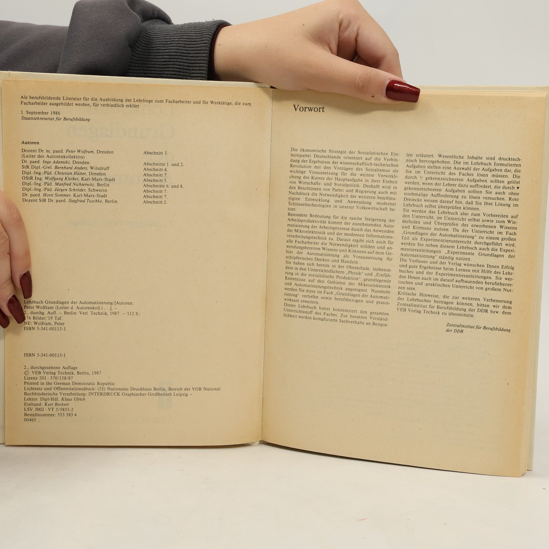 Autorenkollektiv Grundlagen der Automatisierung