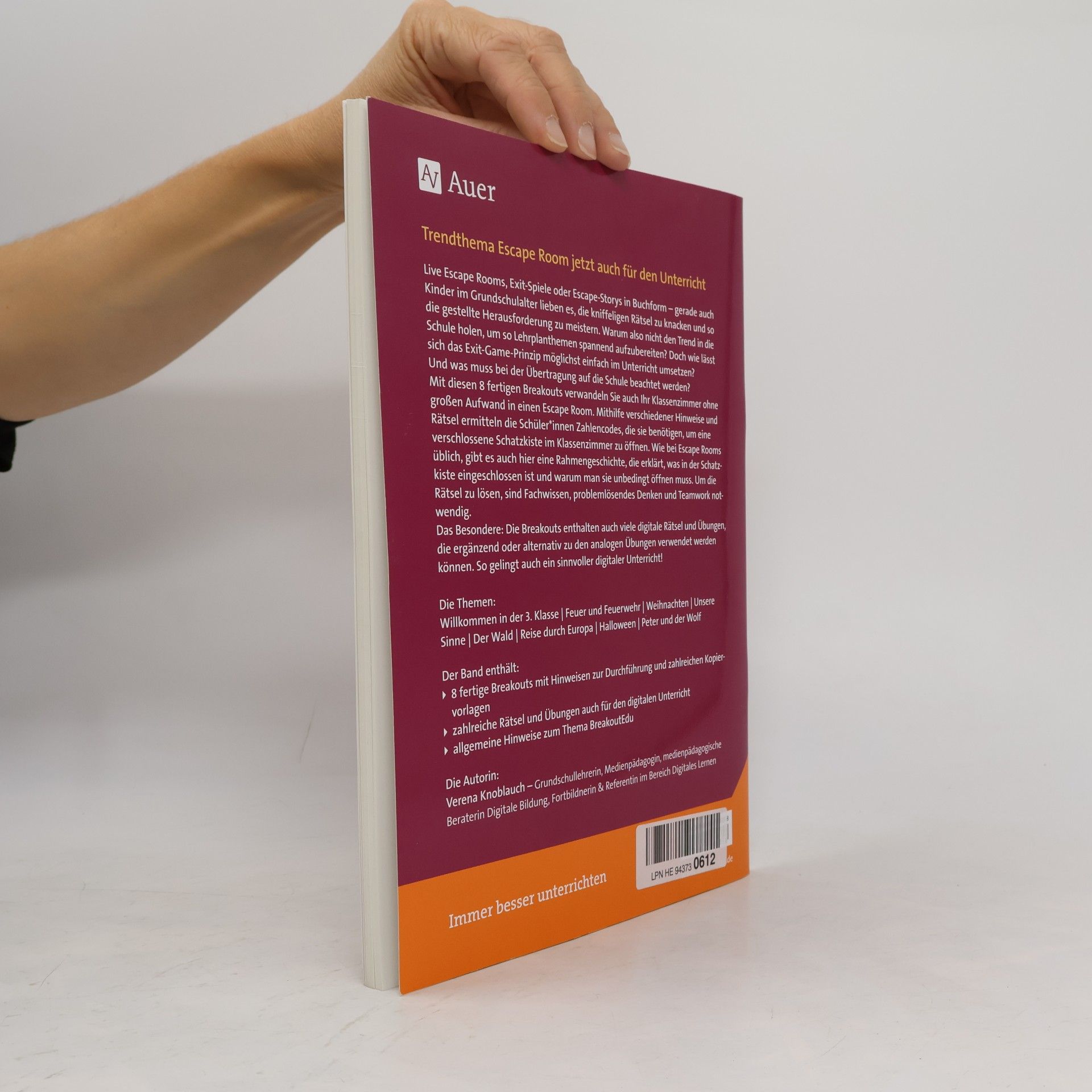 Verena Knoblauch Escape Rooms für die Grundschule – Klasse 3/4