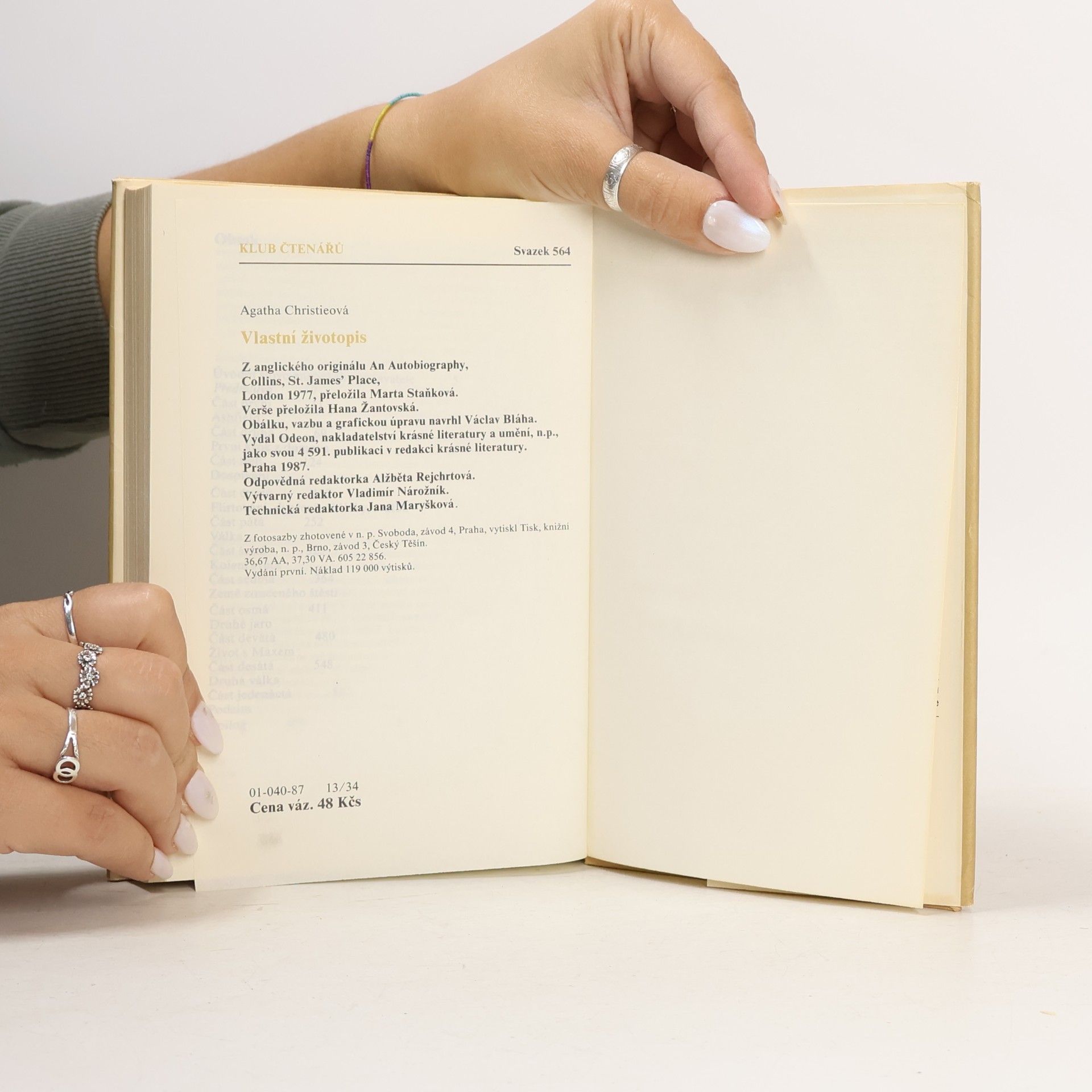 Agatha Christie Vlastní životopis