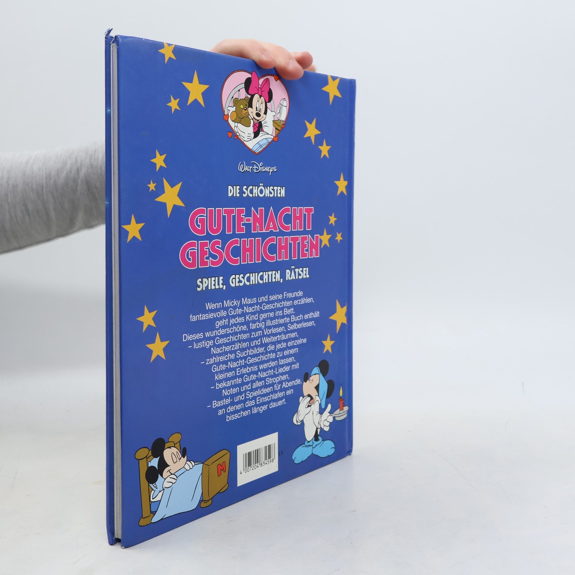 Walt Disney Die schönsten Gute-Nacht Geschichten. Spiele, Geschichten und Rätsel