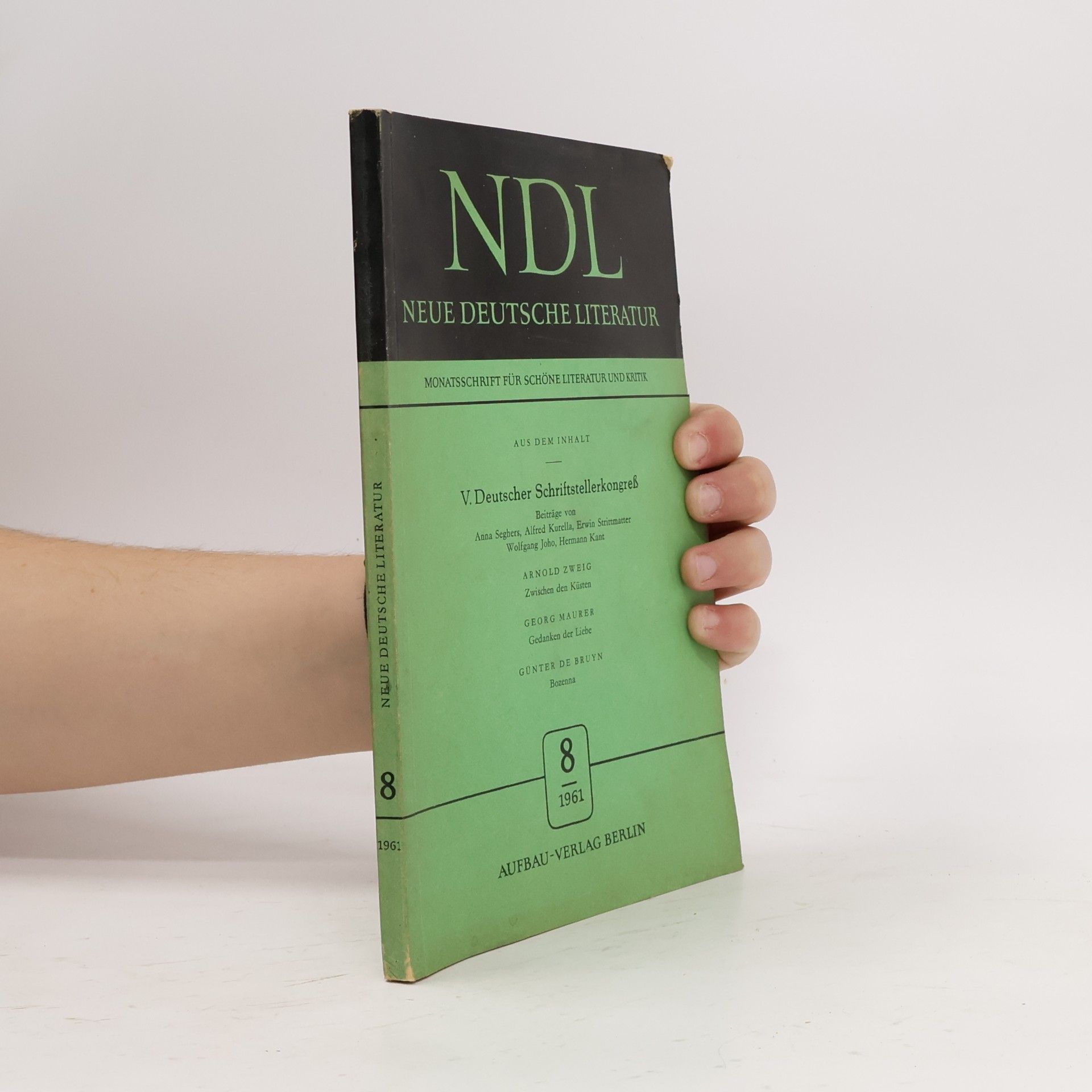 Autorenkollektiv Neue Deutsche Literatur 8