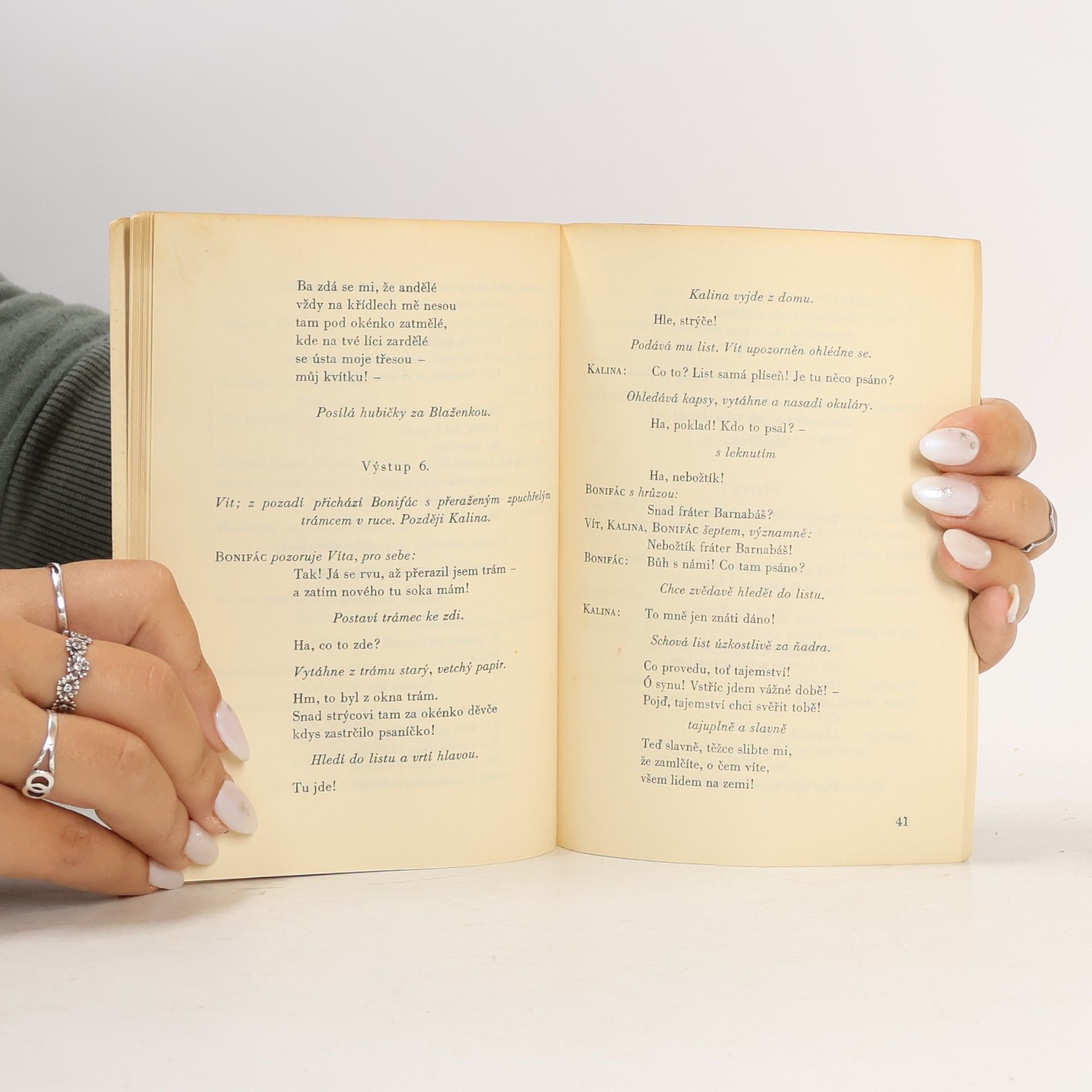 Bedřich Smetana Operní libreta Tajemství I-14