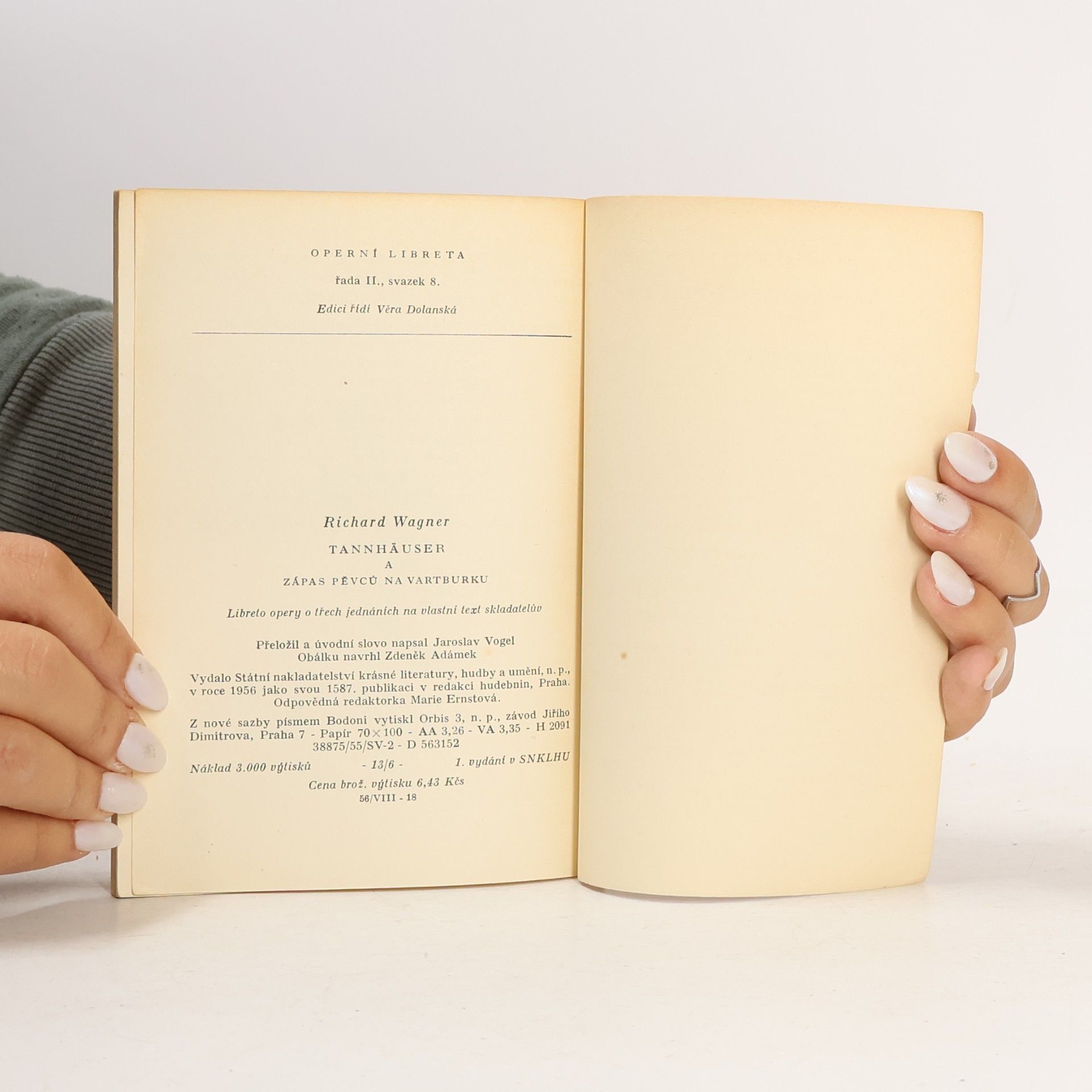 R. Wagner Operní libreta II-8