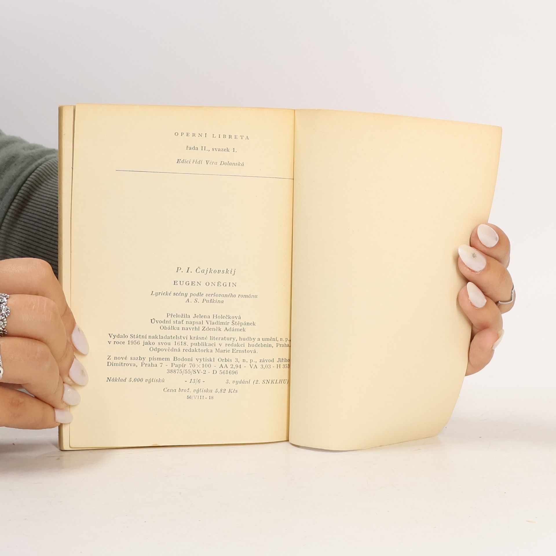 Čajkovskij P. I. Operní libreta II - 1. Eugen Oněgin