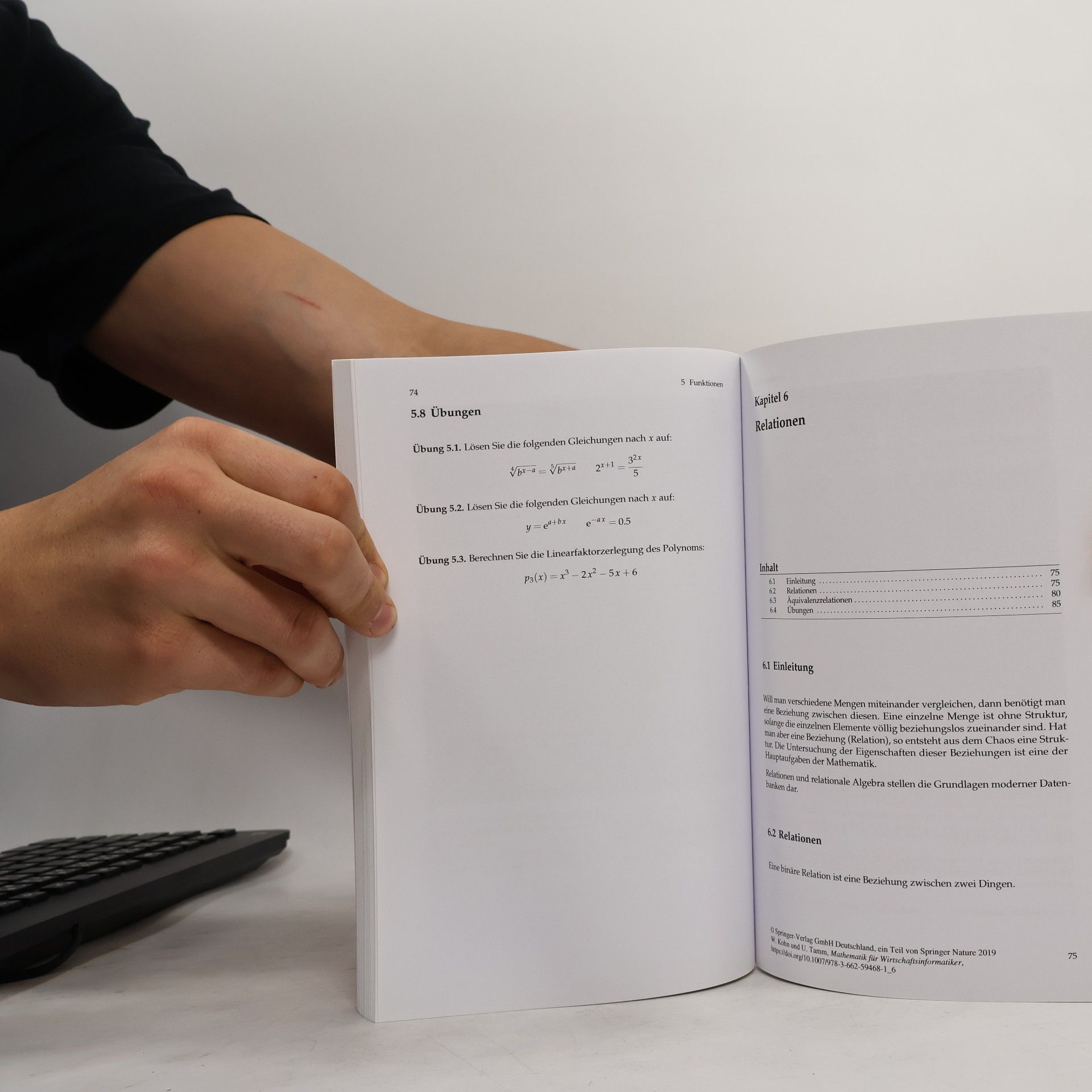Wolfgang Kohn Mathematik für Wirtschaftsinformatiker