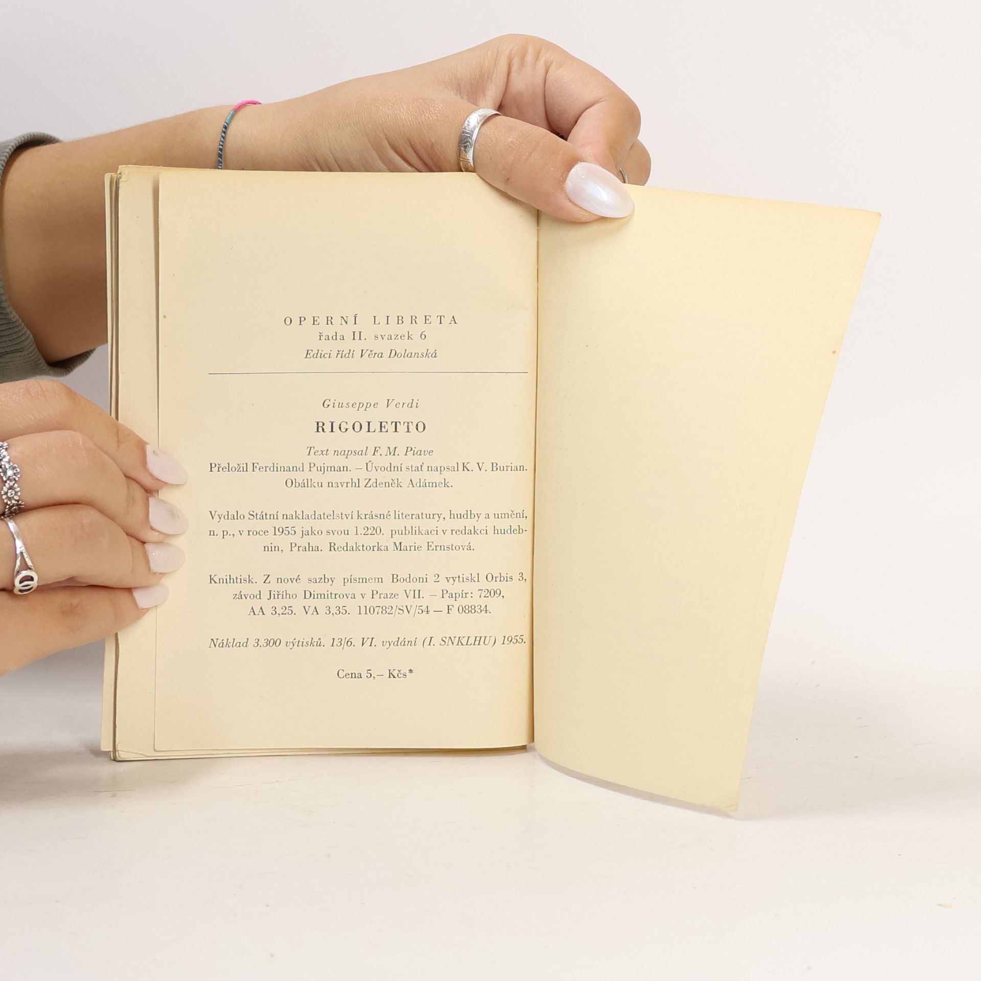 Giuseppe Verdi Operní libreta II-6