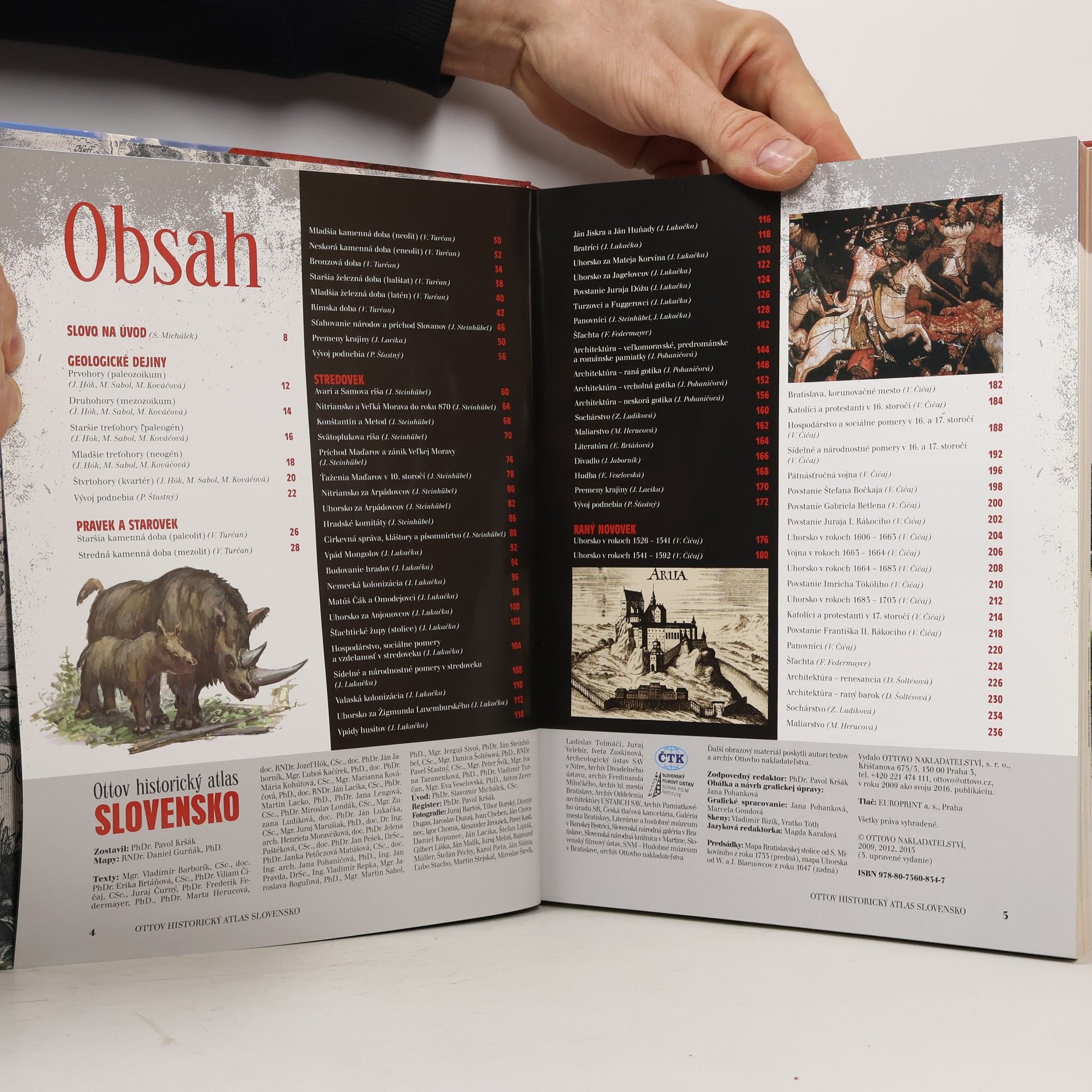 Jana Pohanková Ottov historický atlas. Slovensko