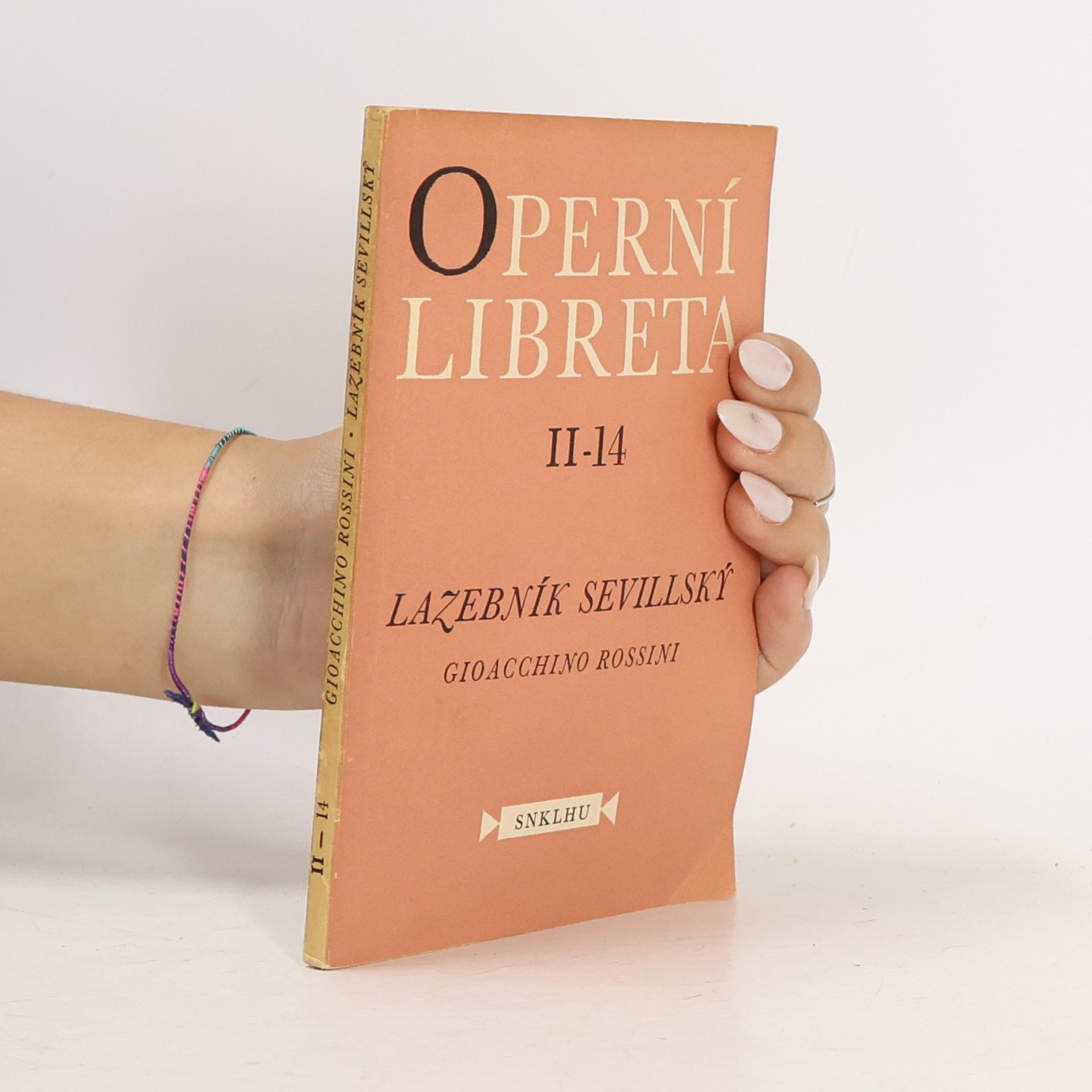 Operní libreta II-14 Lazebník sevillský
