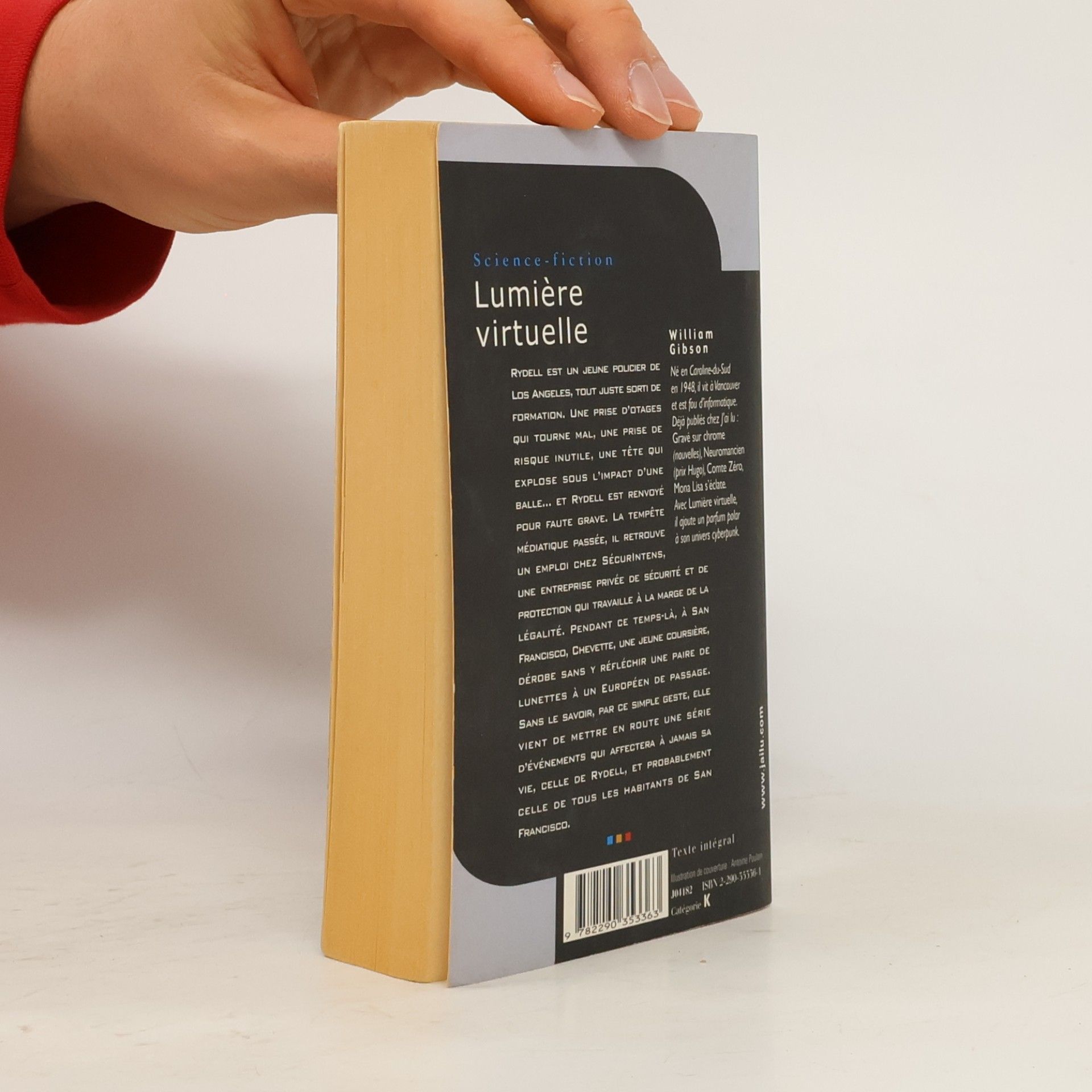 William Gibson Lumière virtuelle