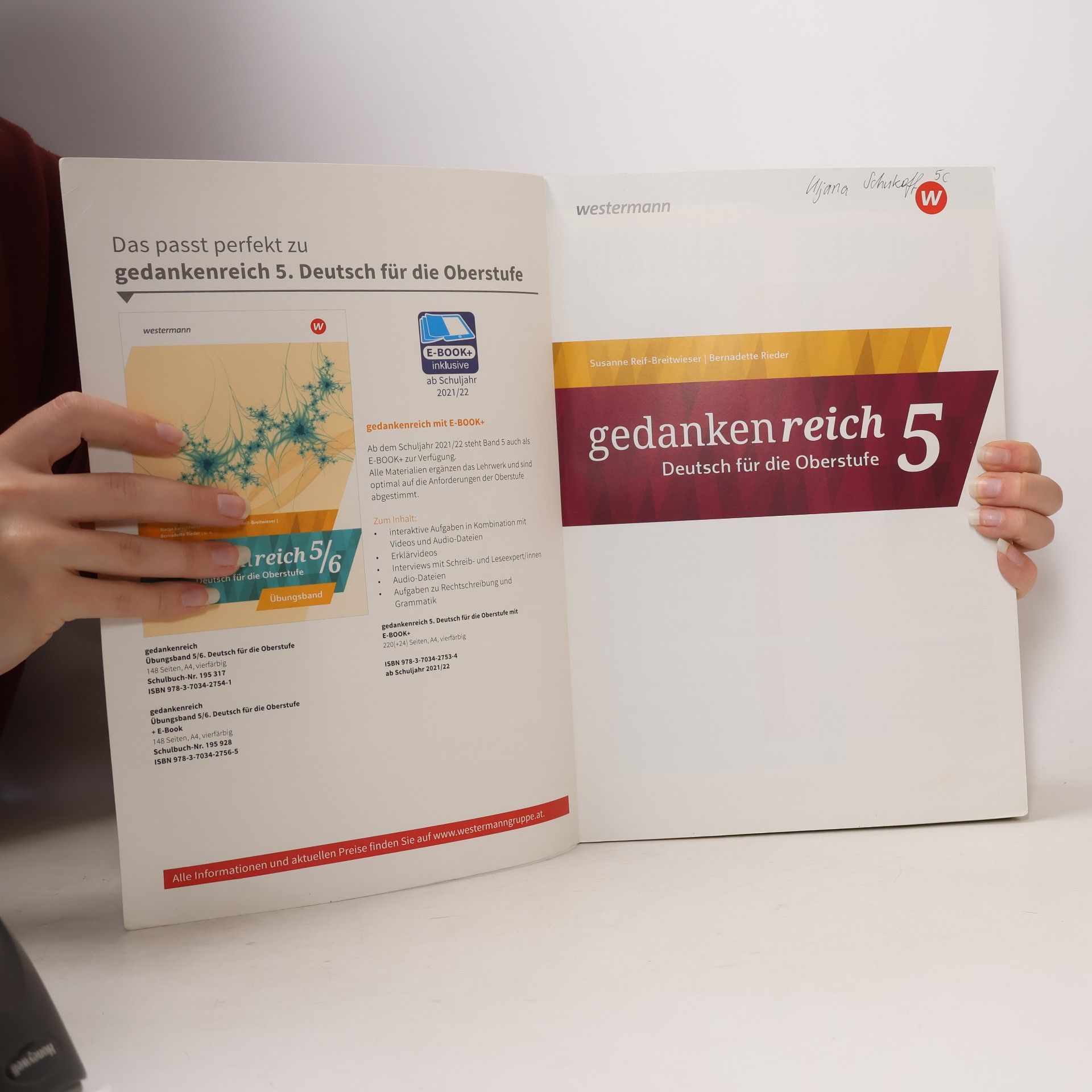 Autorenkollektiv Gedankenreich 5: Deutsch für die Oberstufe