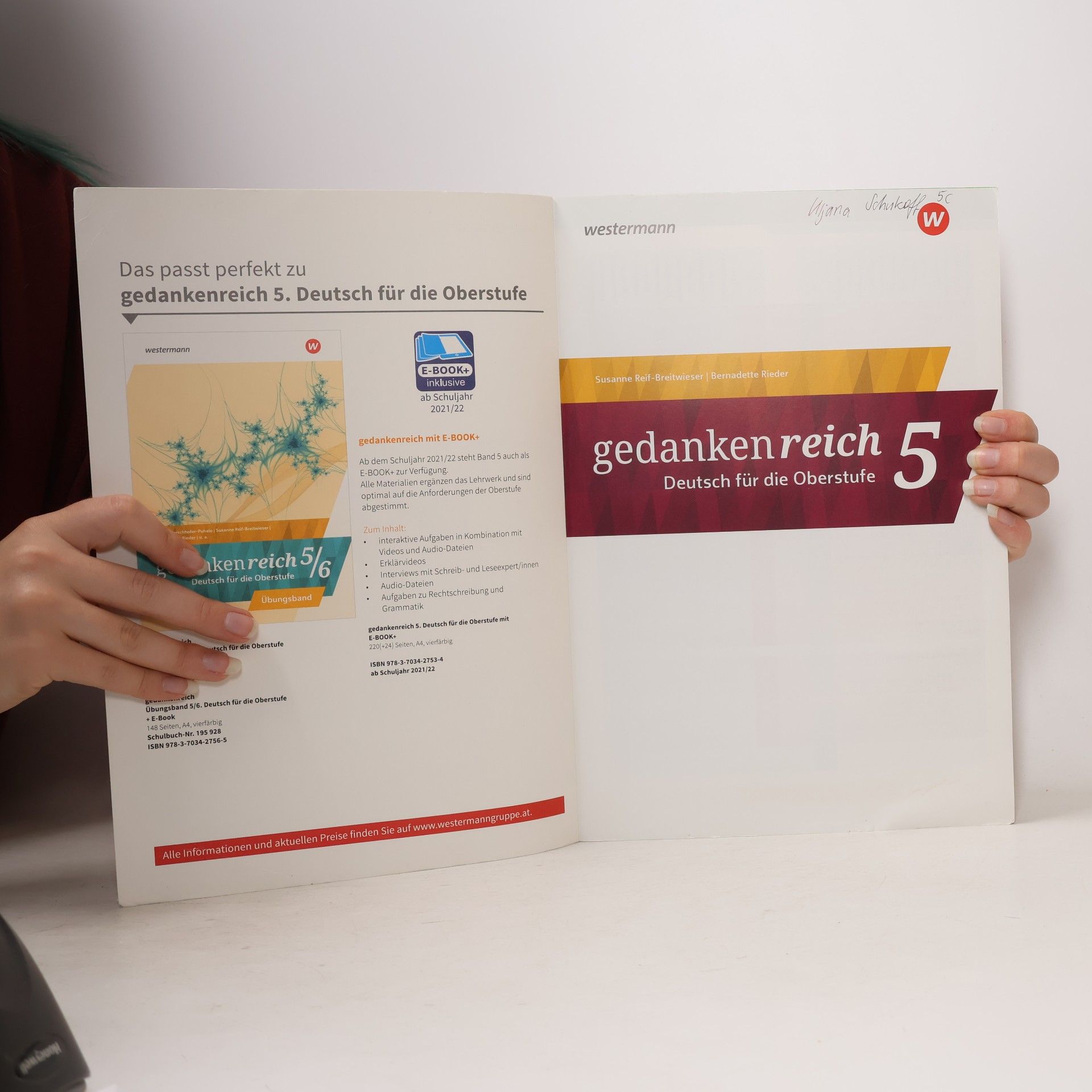 Autorenkollektiv Gedankenreich 5: Deutsch für die Oberstufe