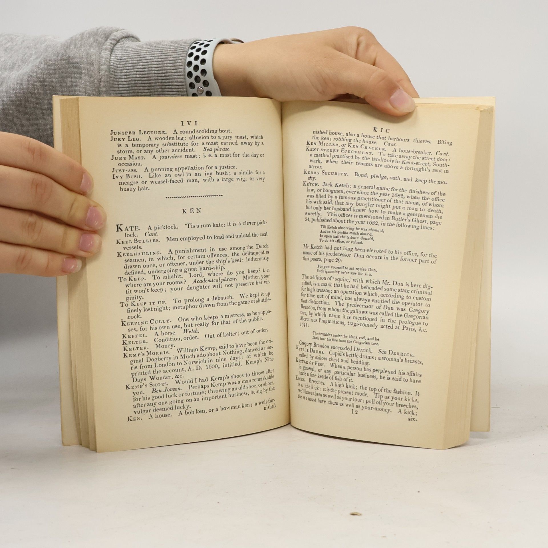 Francis Grose 1811 Dictionary of the Vulgar Tongue