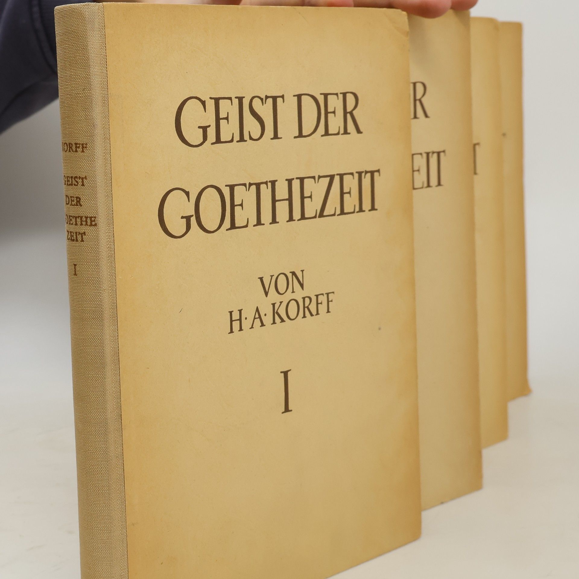 Geist der Goethezeit I-IV