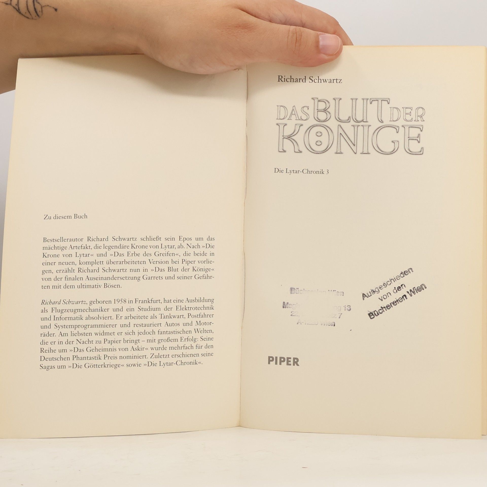 Richard Schwartz Das Blut der Könige