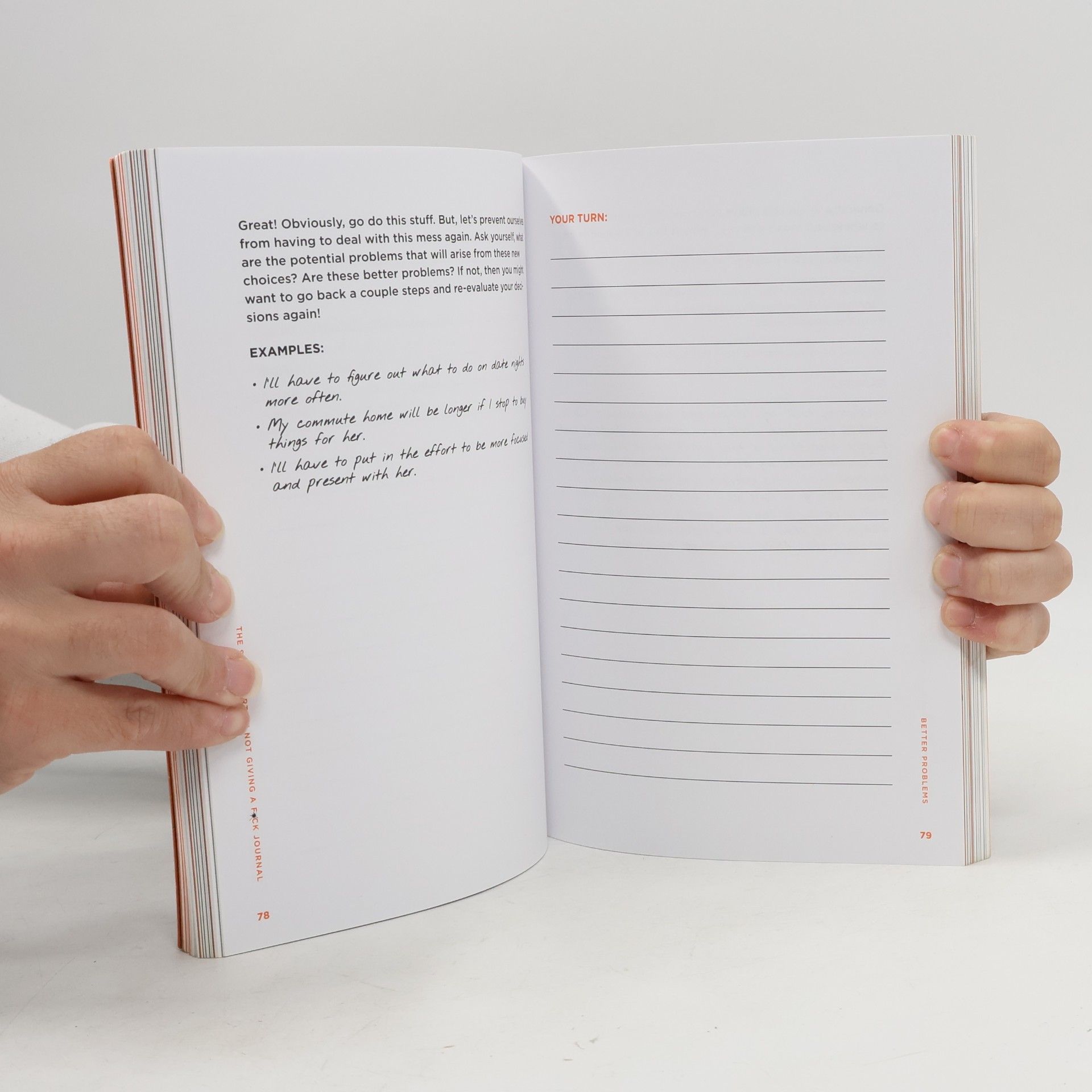 Mark Manson The Subtle Art of Not Giving a F*ck Journal