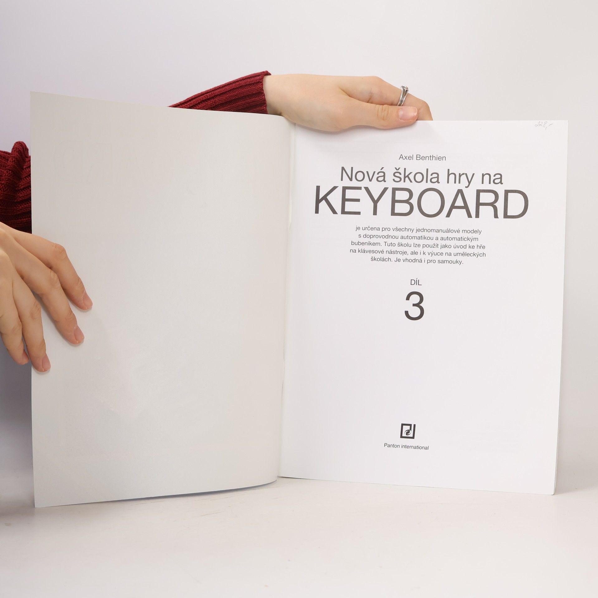 Axel Benthien Nová škola hry na Keyboard