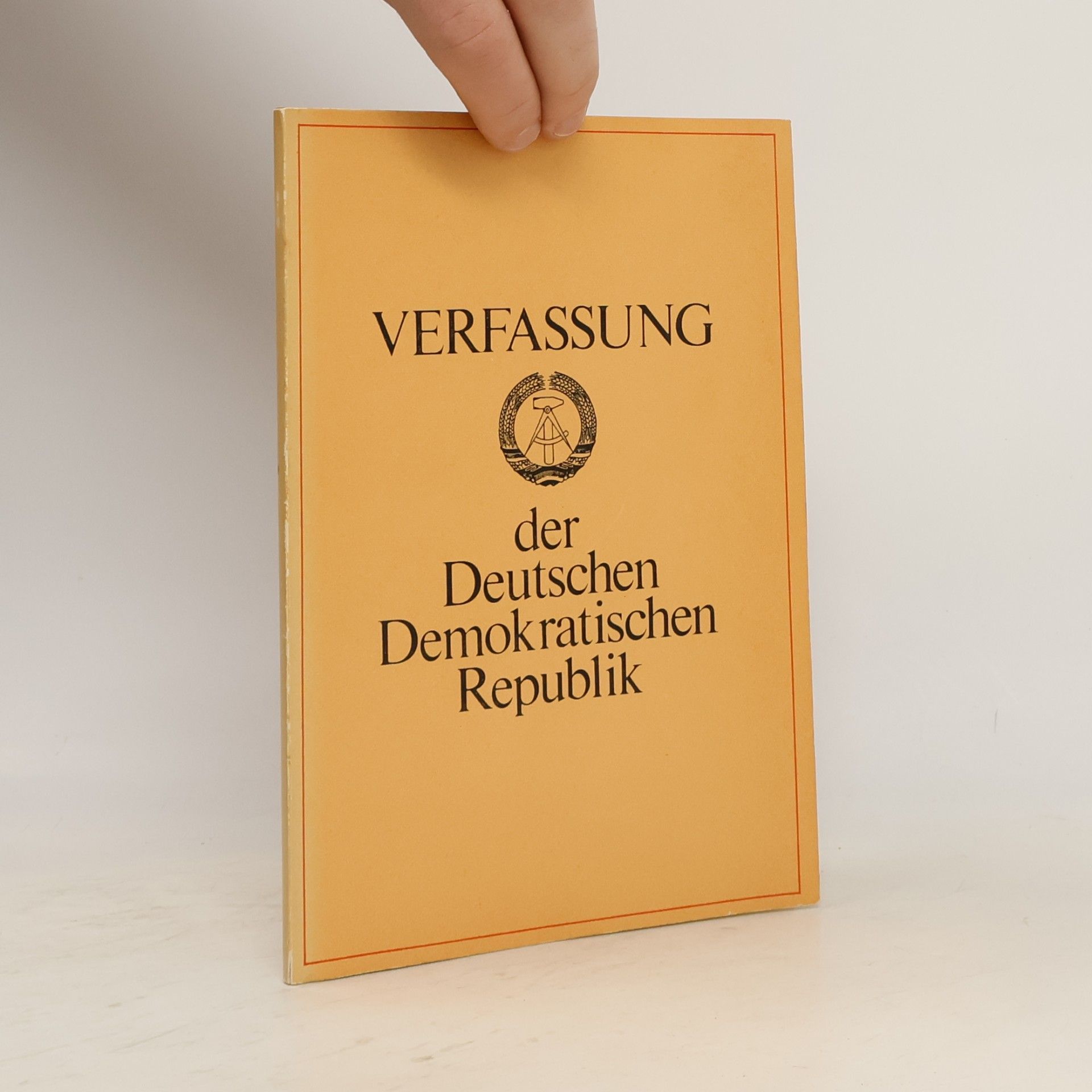 Collectif d'auteurs Verfassung. Der Deutschen Demokratischen Republik