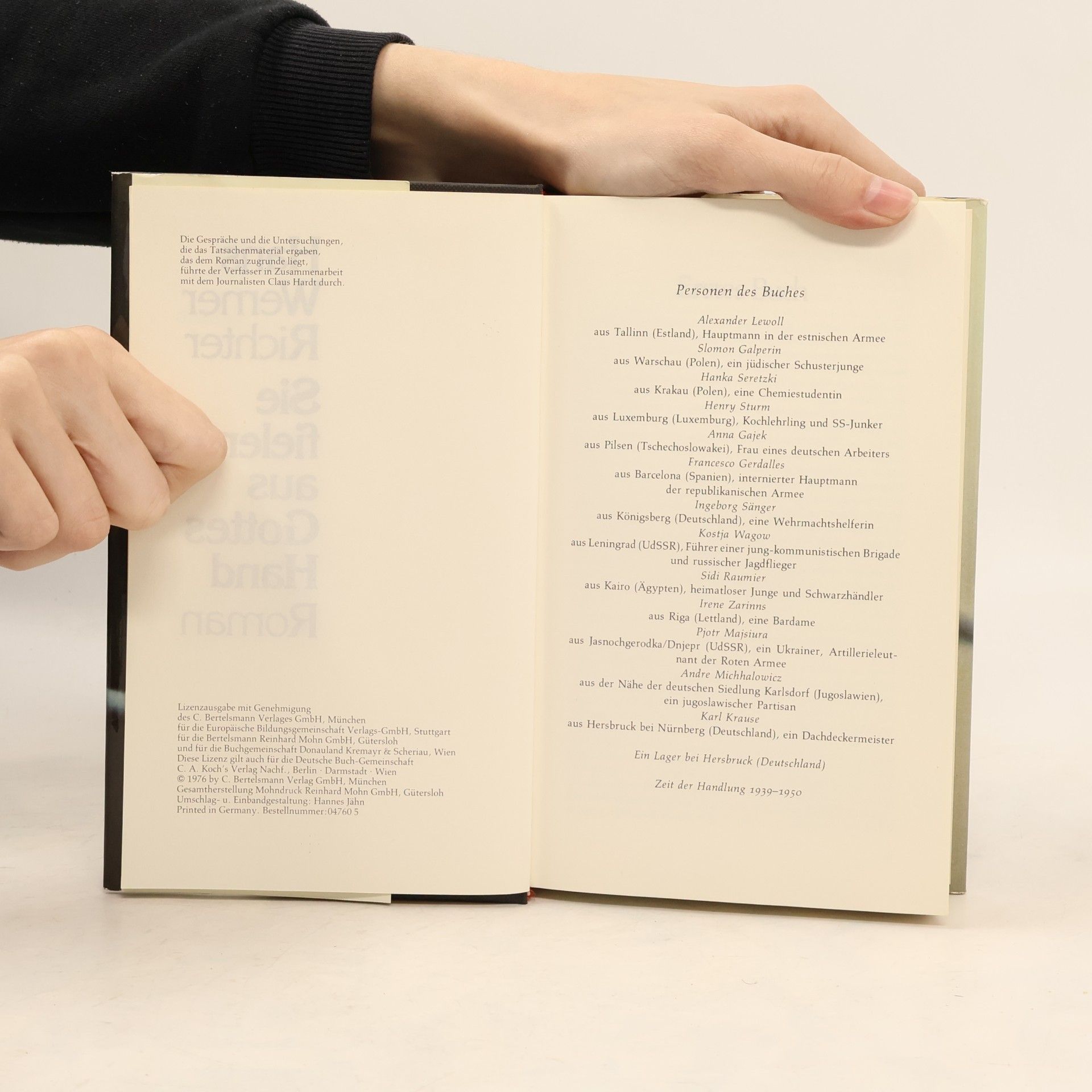 Hans Werner Richter Sie fielen aus Gottes Hand