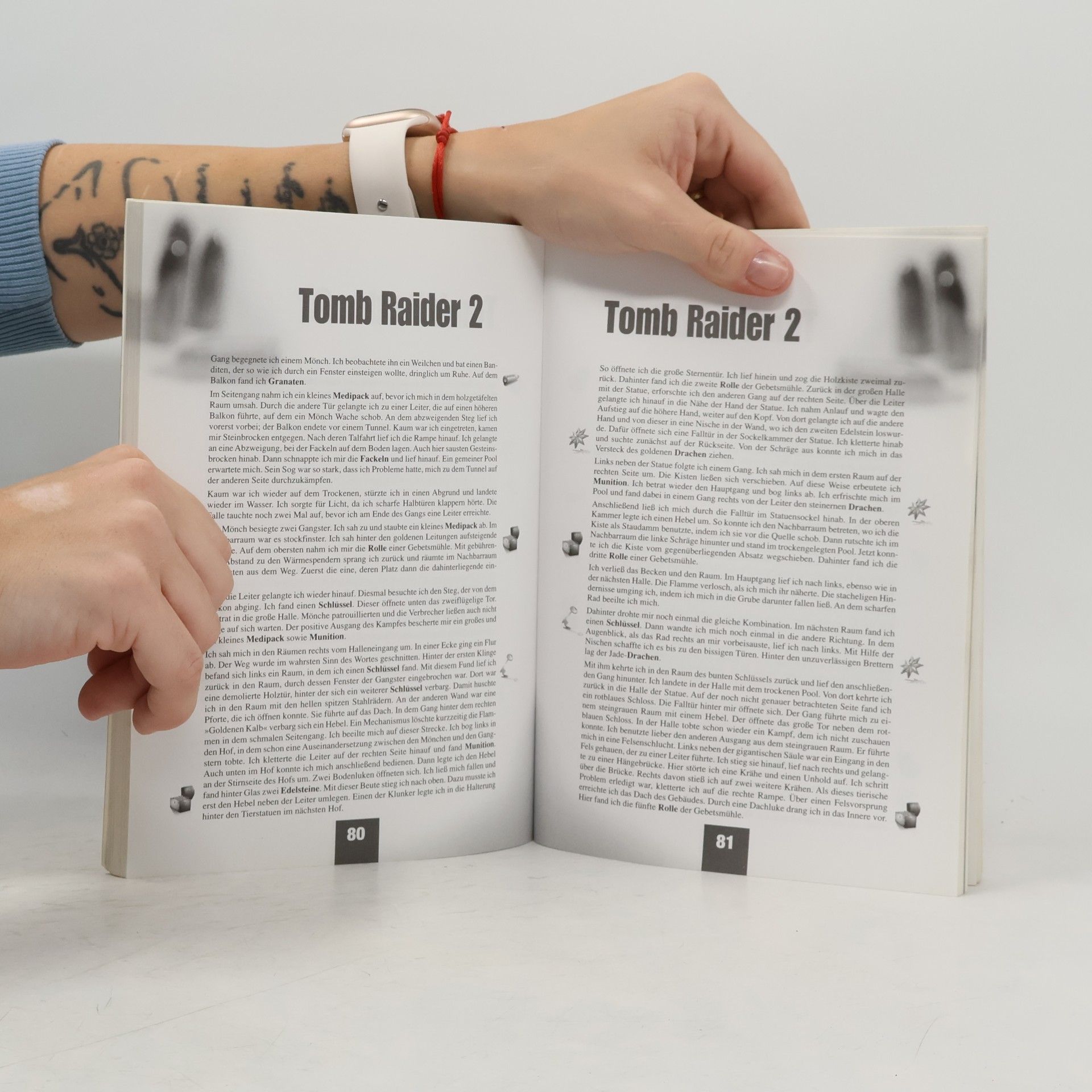 Ein Lösungsbuch zu Tomb Raider, die Chronik plus 4,3,2,1