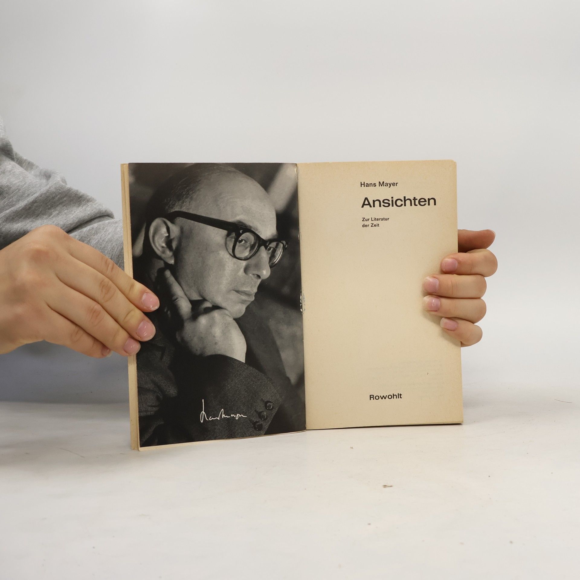 Hans Mayer Ansichten