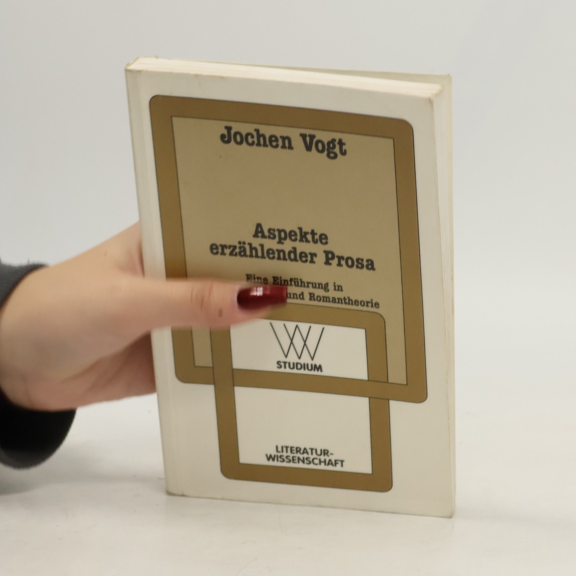 Jochen Vogt Aspekte erzählender Prosa