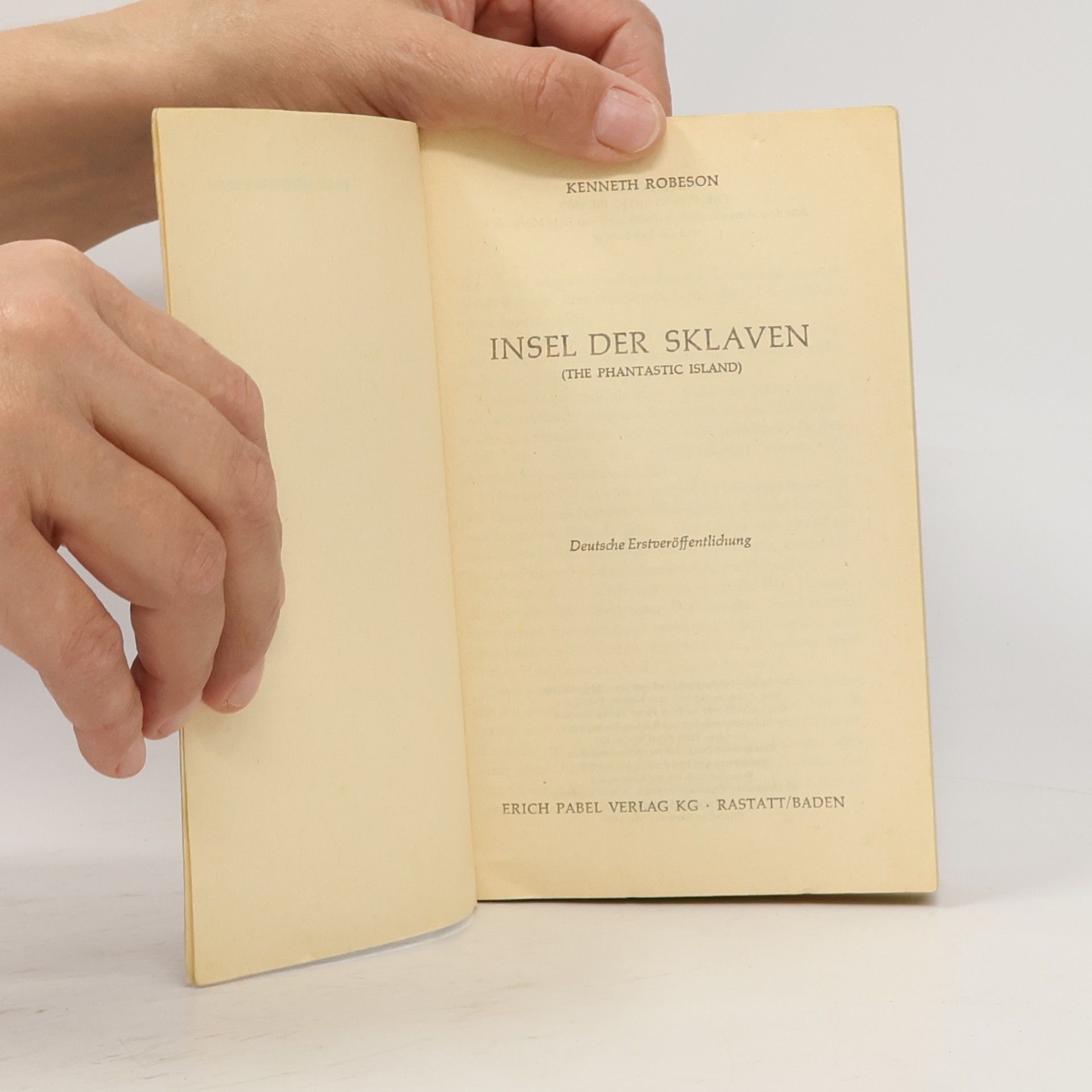 Kenneth Robeson Insel der Sklaven