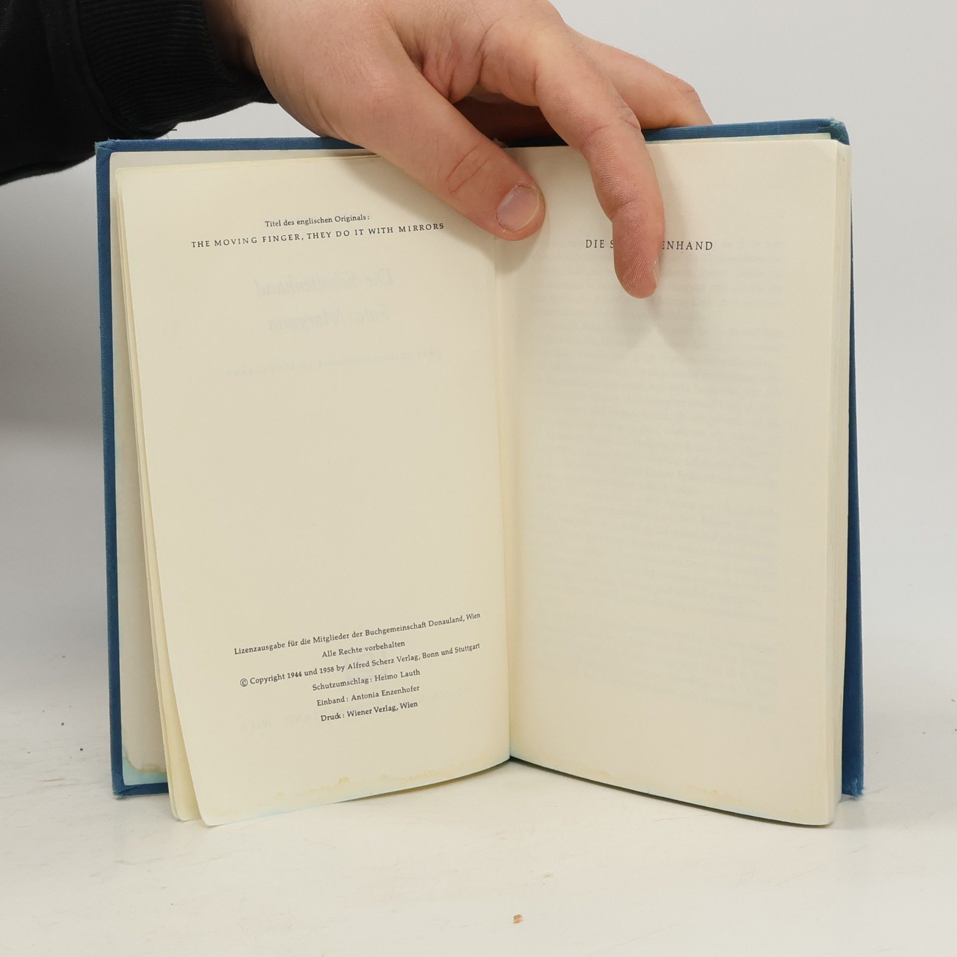 Agatha Christie Die Schattenhand. Fata Morgana