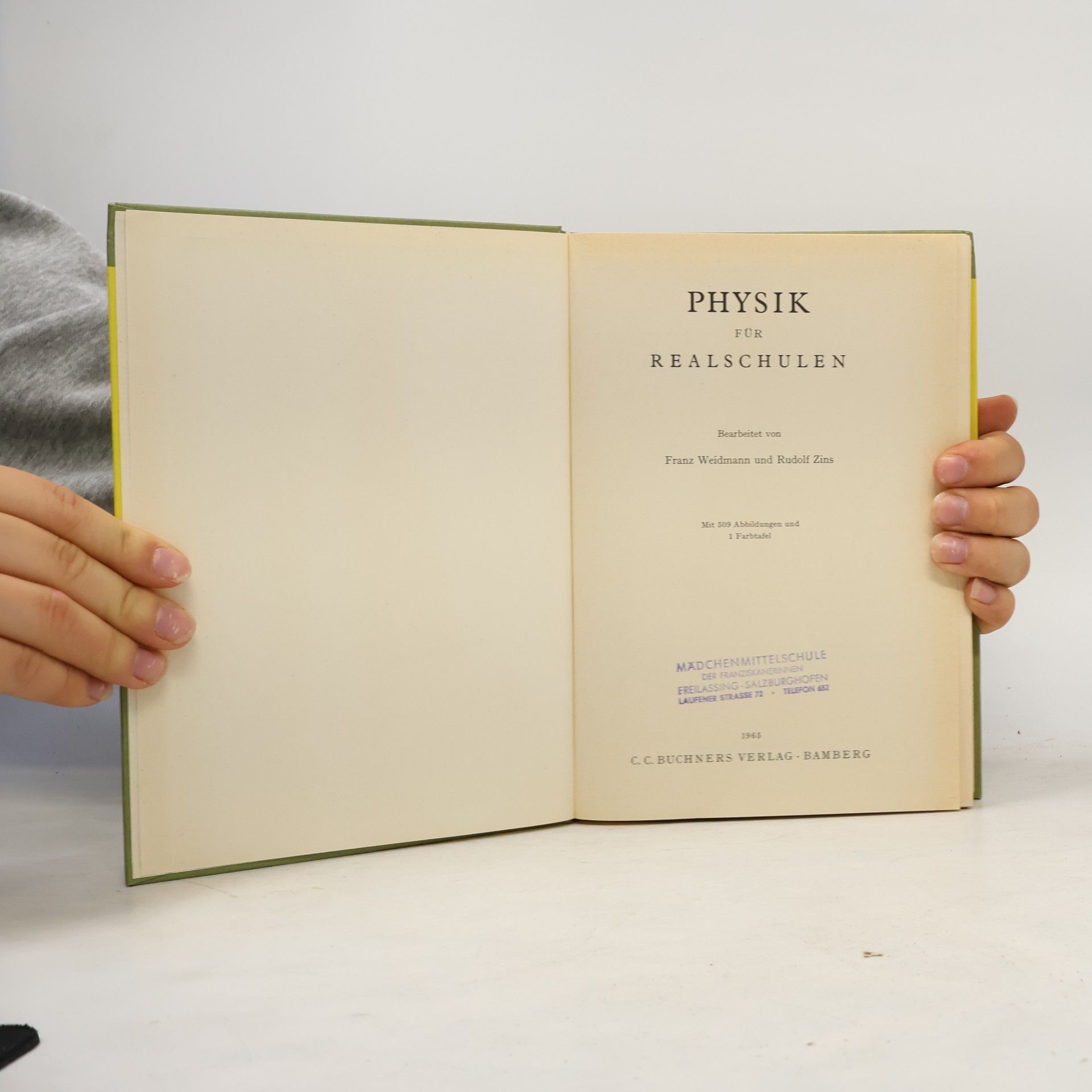 Franz Weidmann Physik für Realschulen