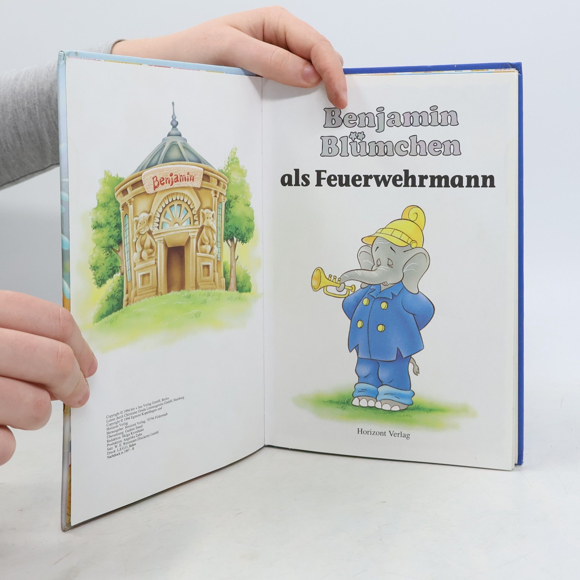 kolektiv Benjamin Blümchen als Feuerwehrmann