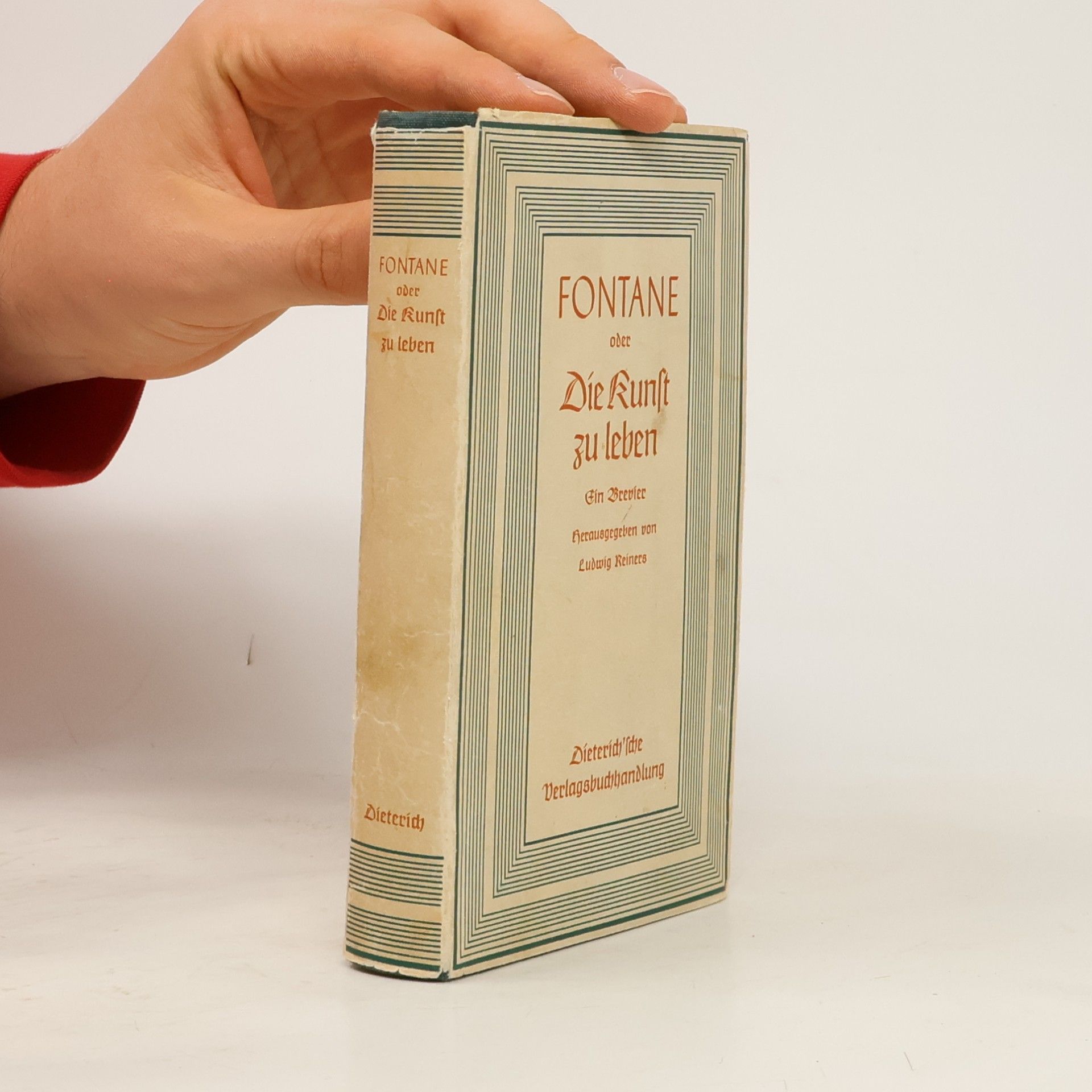 Ludwig Reiners Fontane oder Die Kunst zu leben
