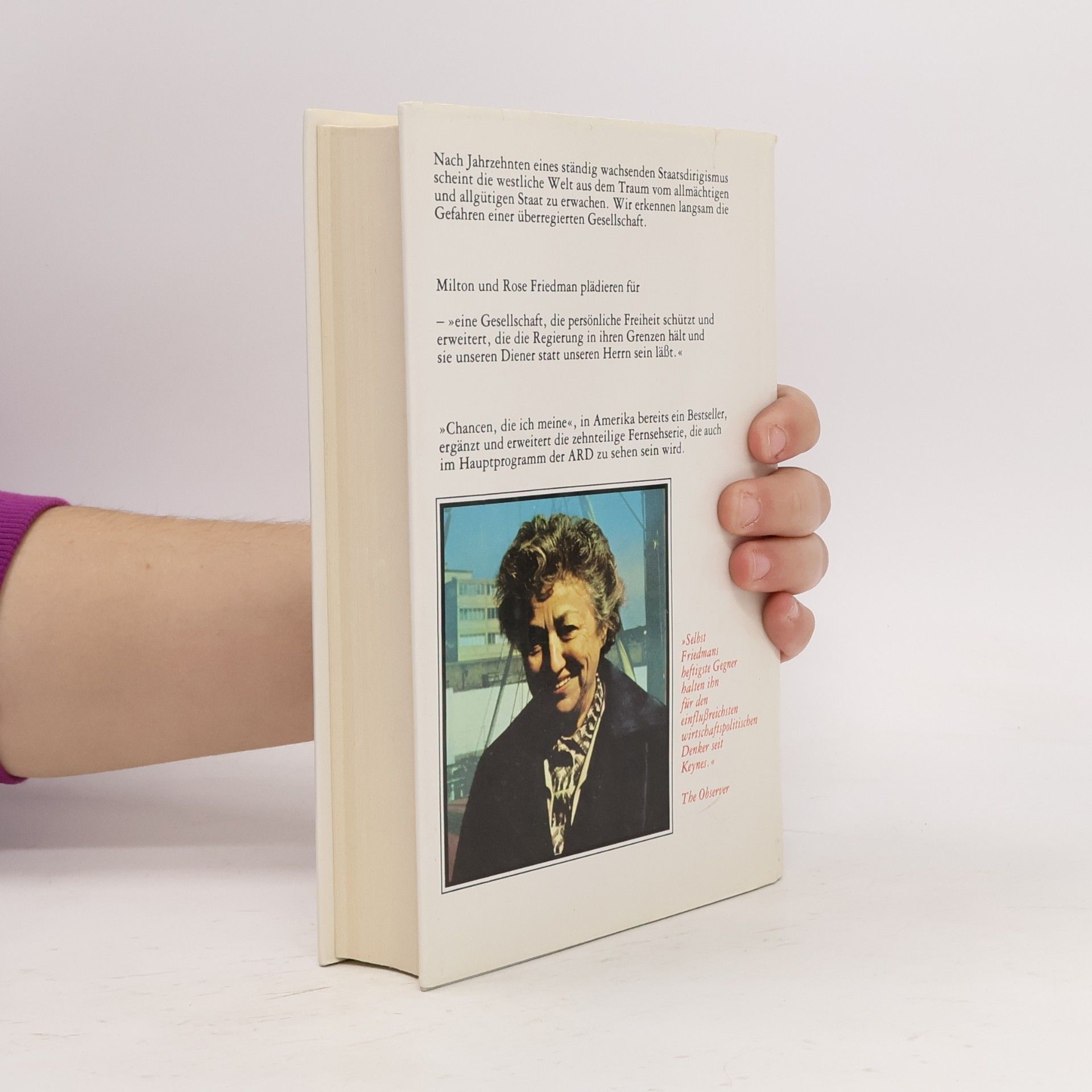 Rose D. Friedman Chancen, die ich meine