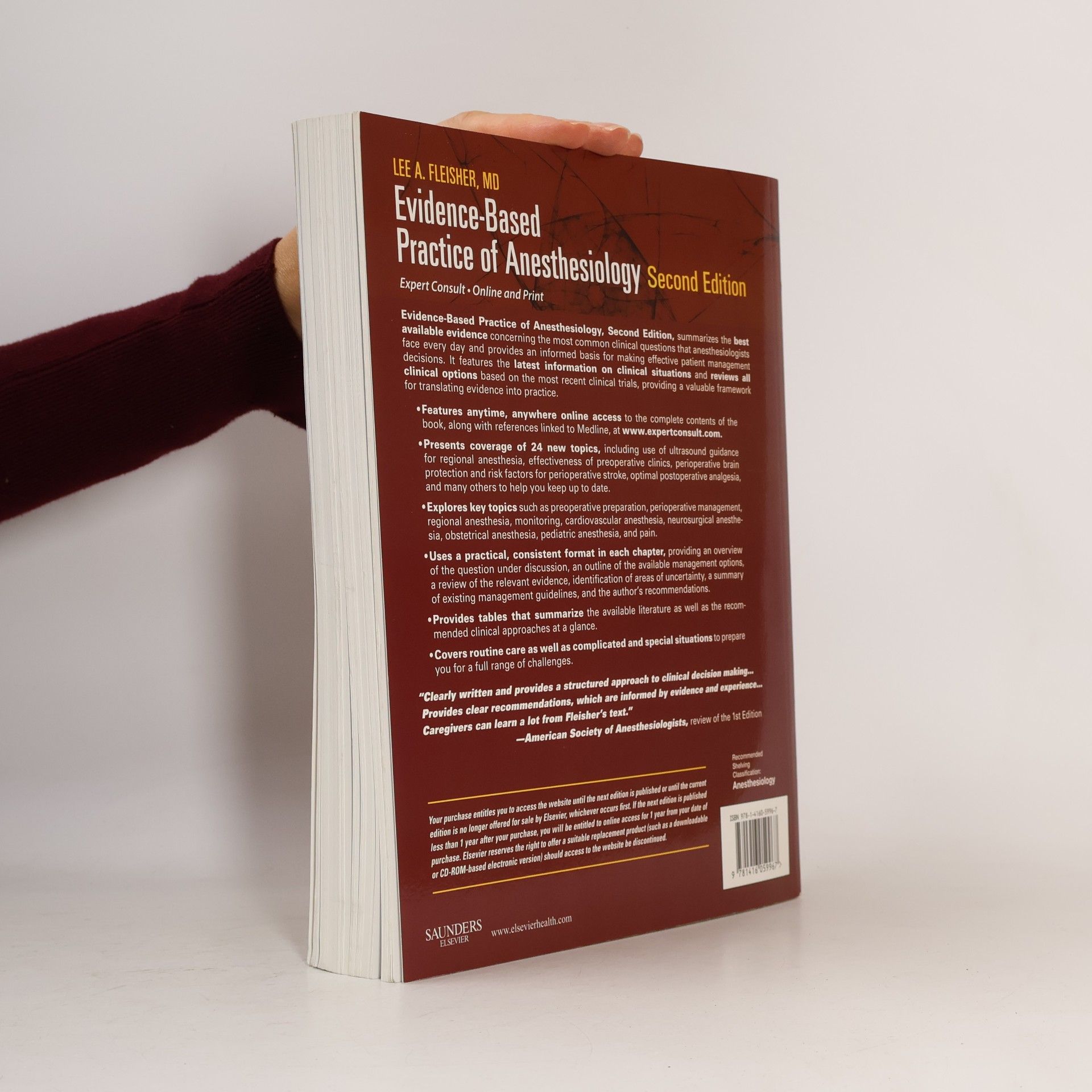 Lee A. Fleisher Evidence-Based Practice of Anesthesiology
