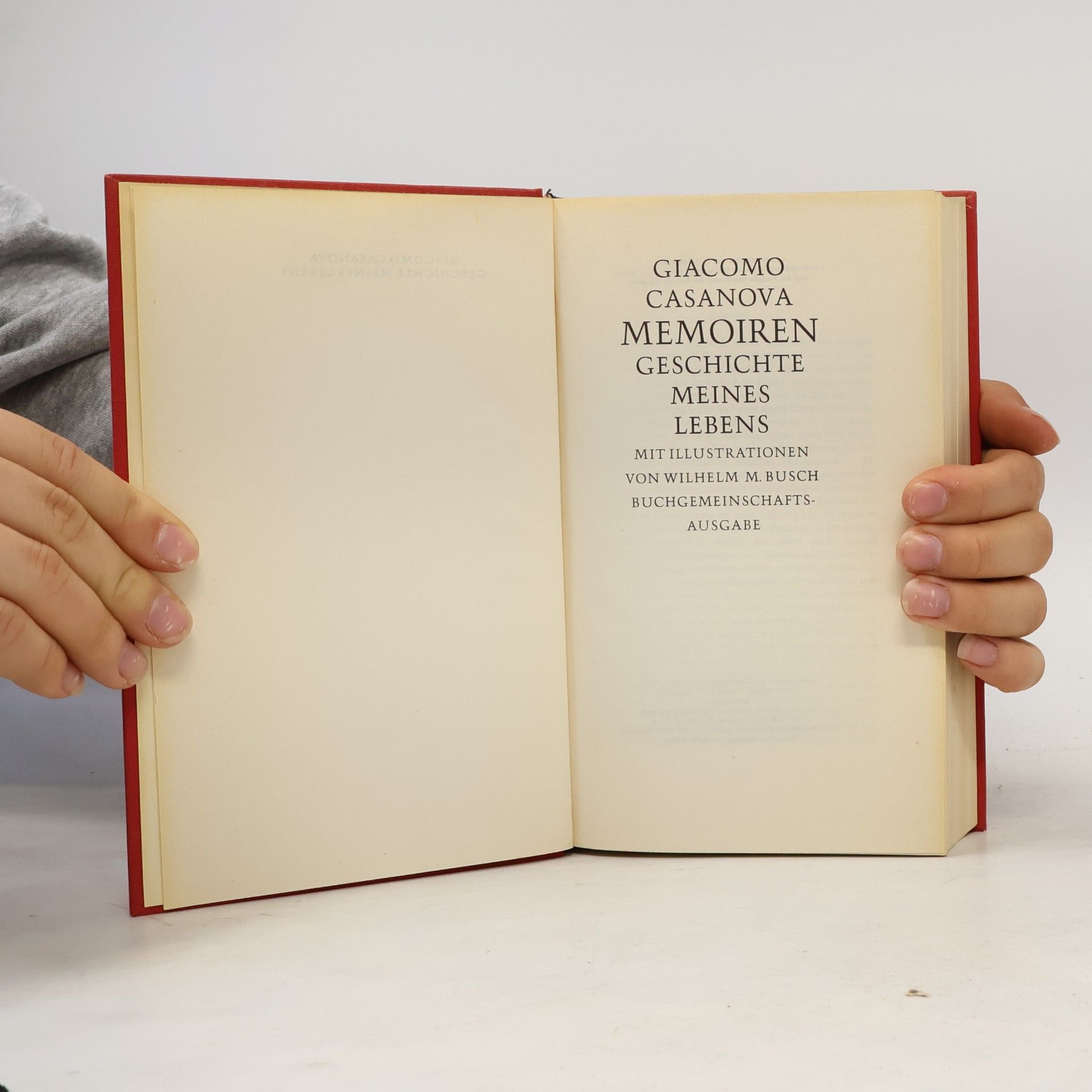 Giacomo Casanova Memoiren Geschichte meines Lebens