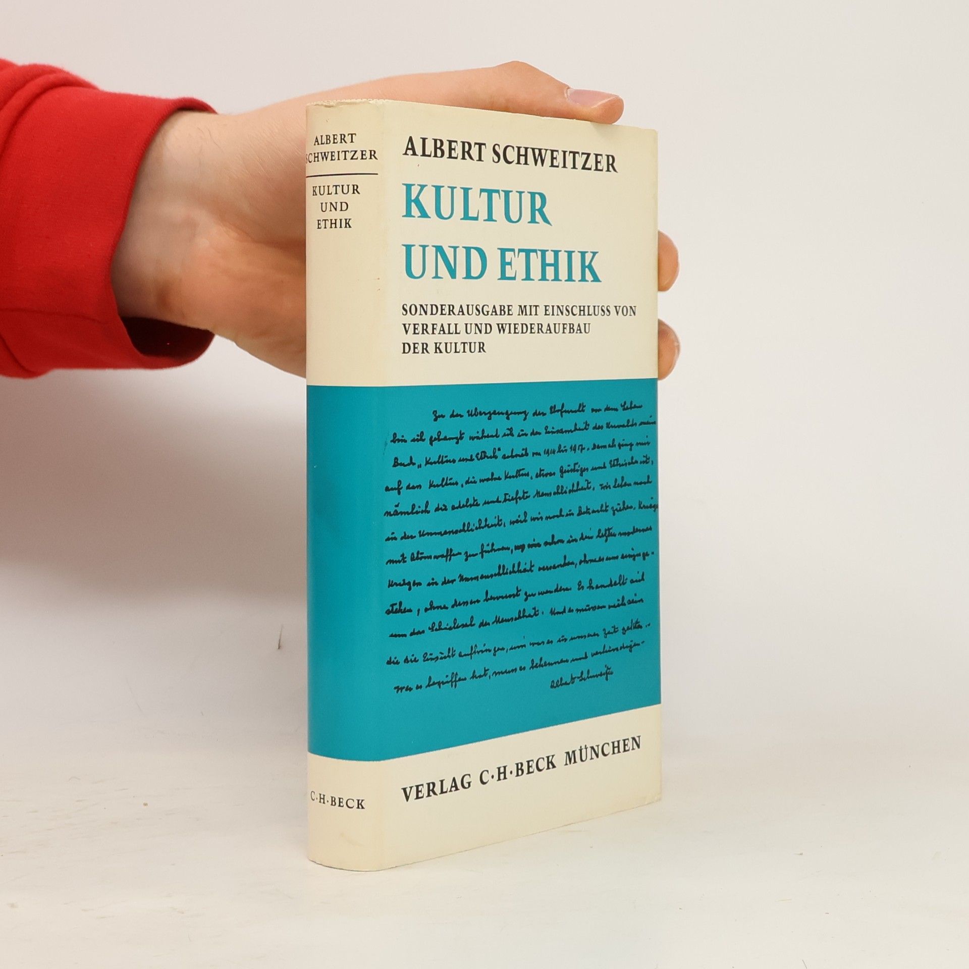 Albert Schweitzer Kultur und Ethik