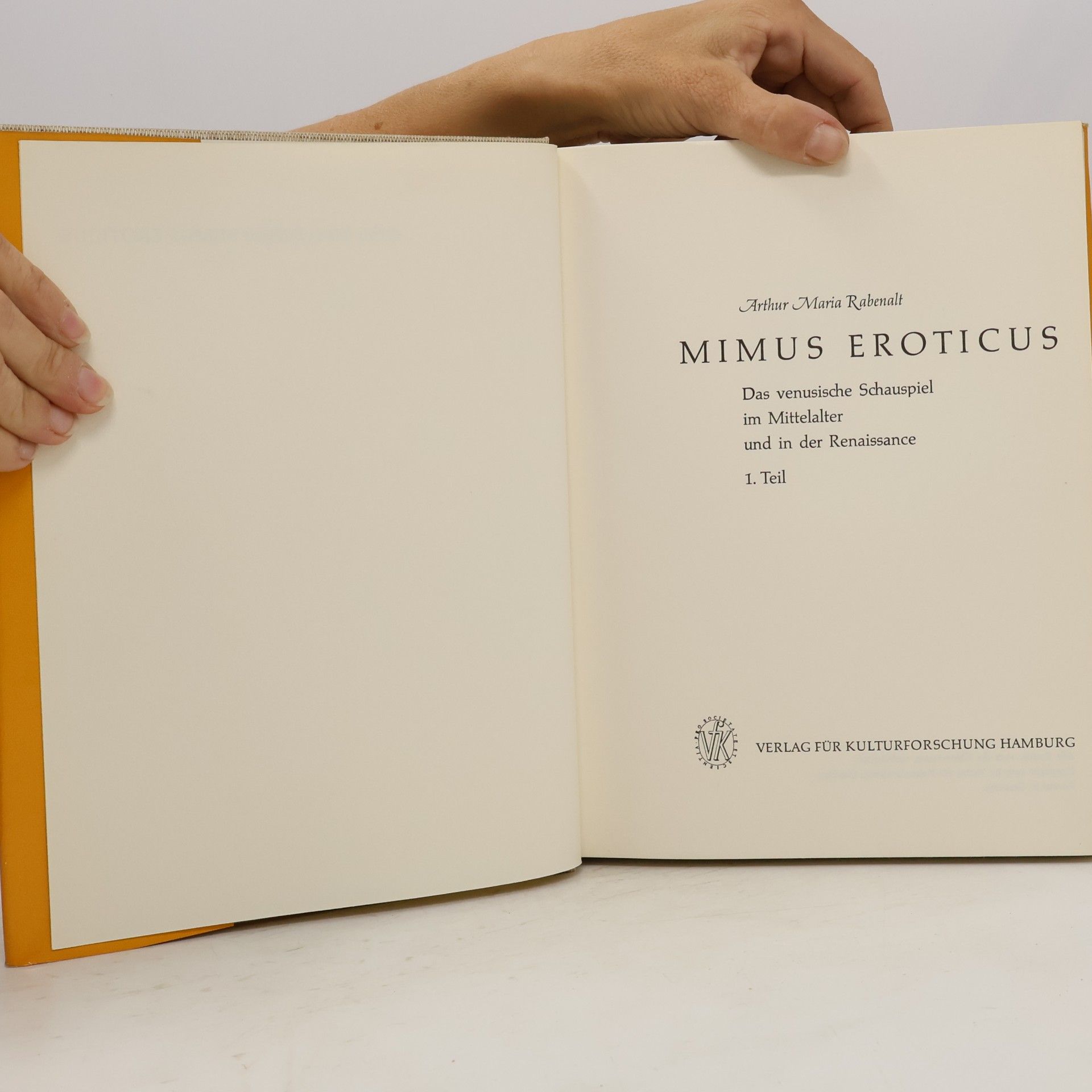 Arthur Maria Rabenalt Mimus eroticus II.