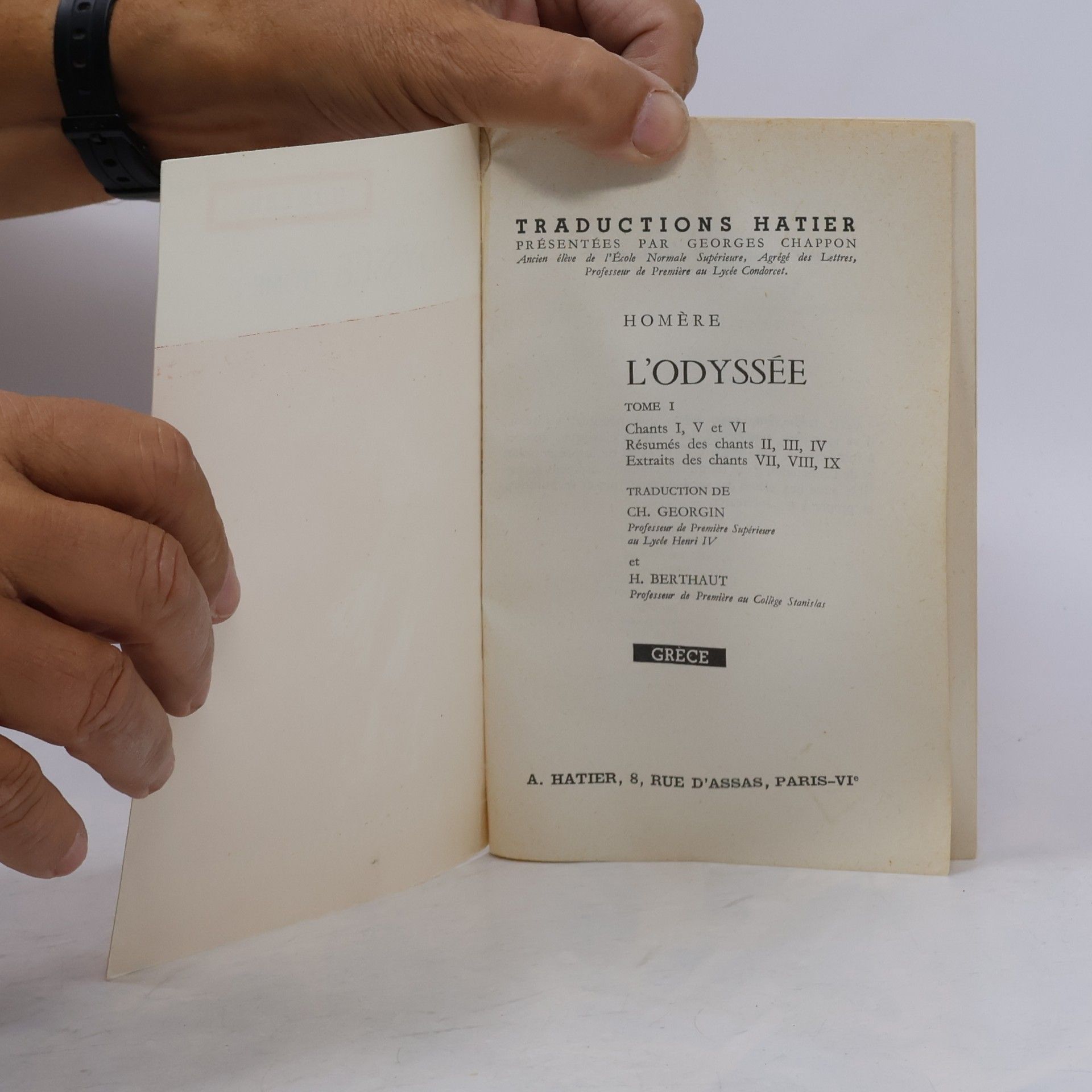 Homér L'Odyssée I