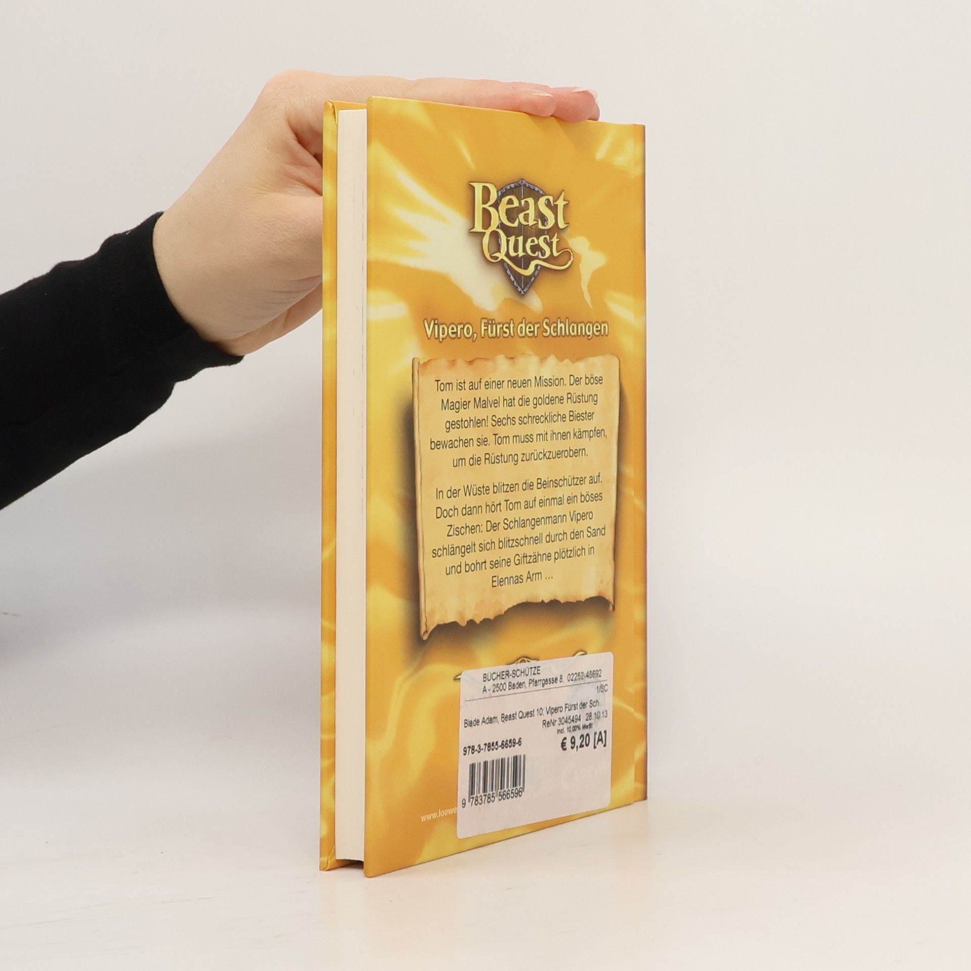 Adam Blade Beast Quest 10. Vipero, Fürst der Schlangen