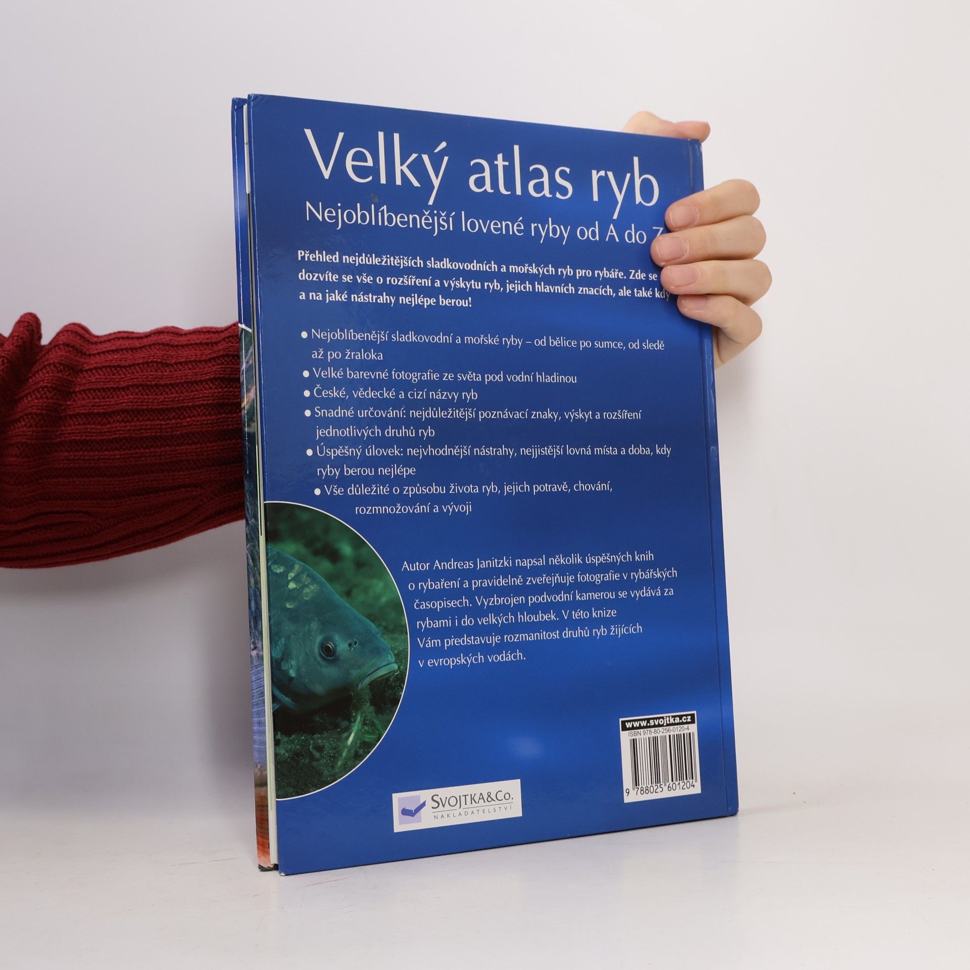 Andreas Janitzki Velký atlas ryb : nejoblíbenější lovené ryby od A do Z
