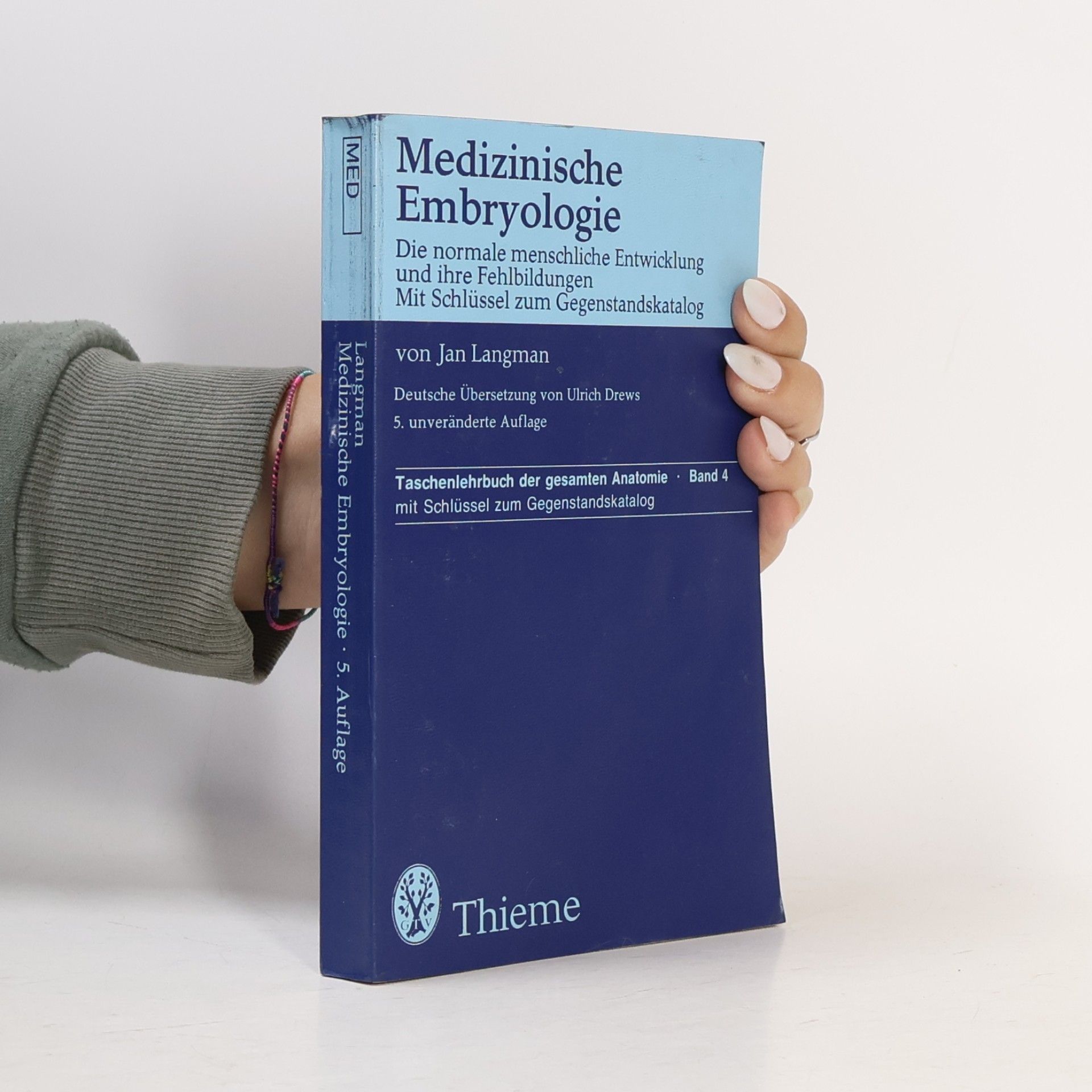Jan Langman Medizinische Embryologie