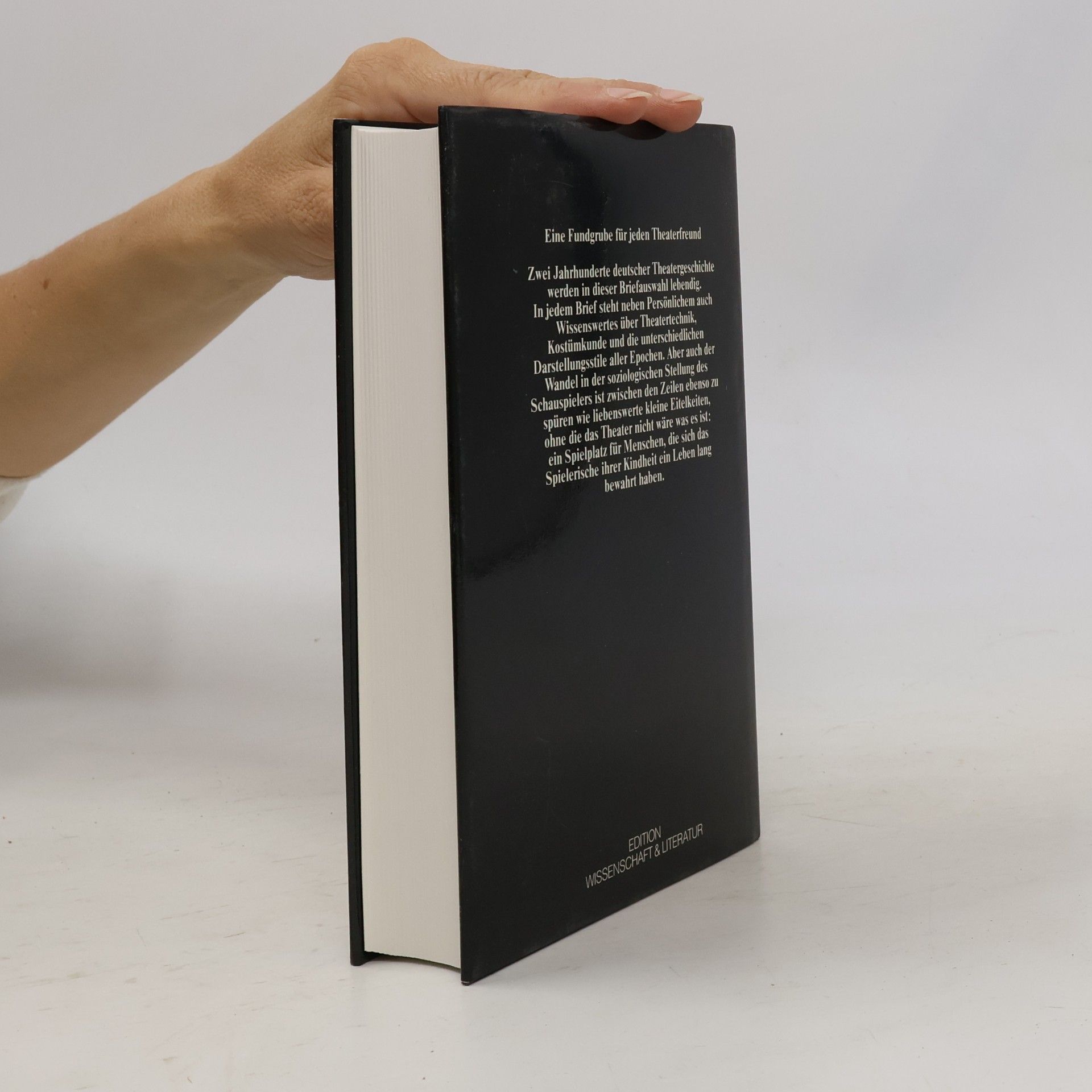 Manfred Barthel Edition Wissenschaft und Literatur: Theater in Briefen