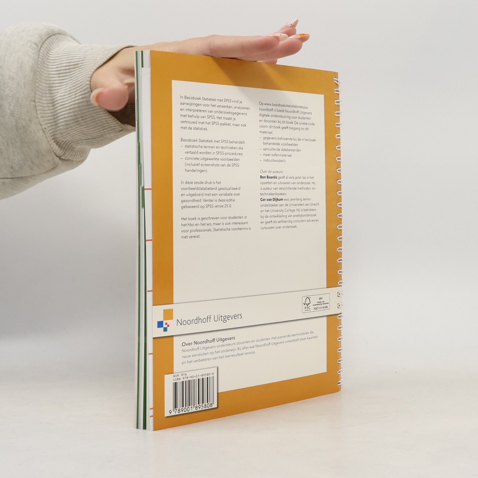 Ben Baarda Basisboek statistiek met SPSS