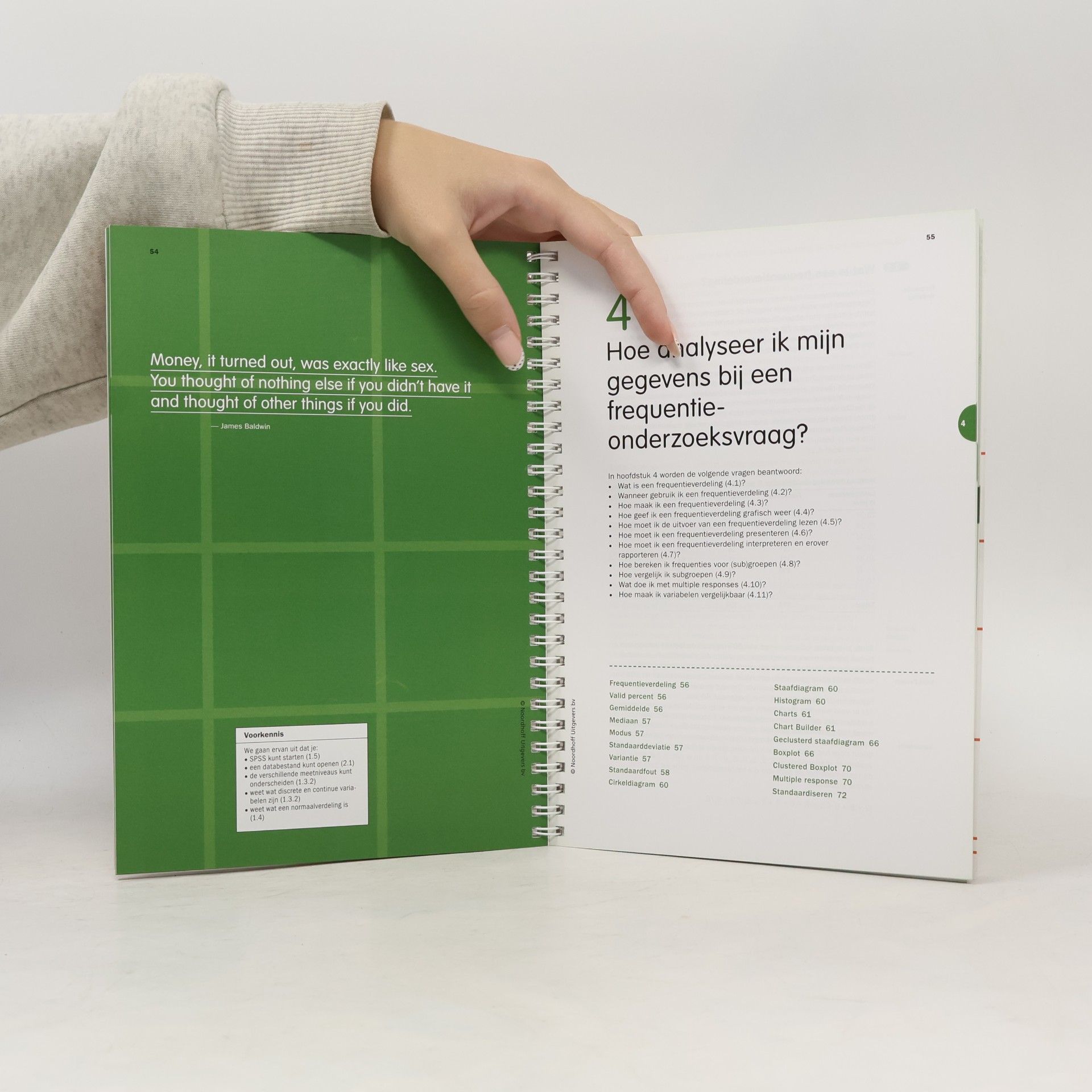 Ben Baarda Basisboek statistiek met SPSS