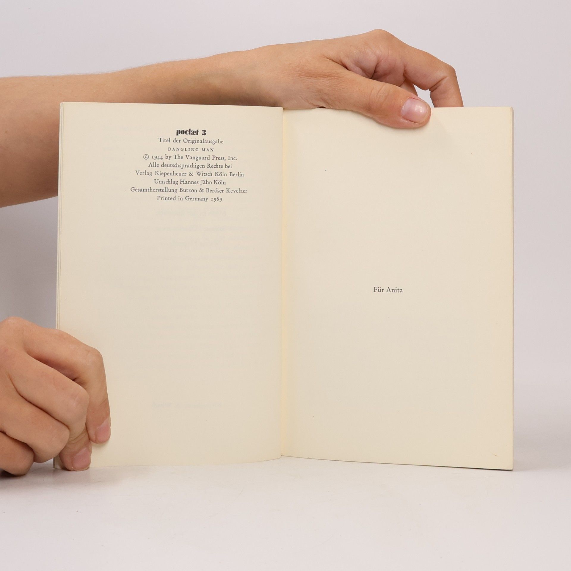 Saul Bellow Mann in der Schwebe