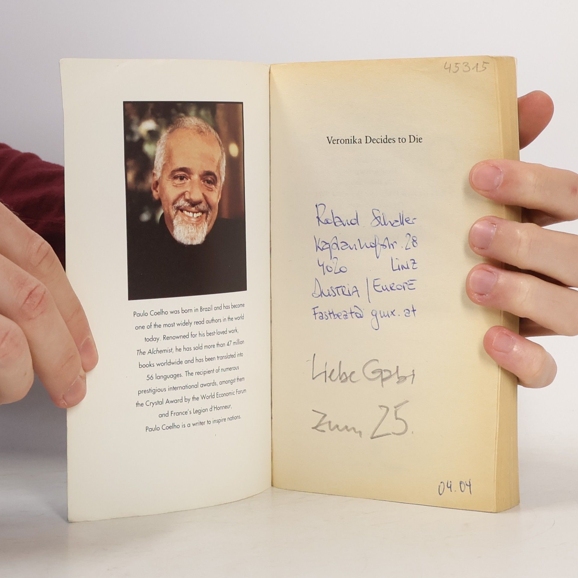 Paulo Coelho Veronika Decides to Die