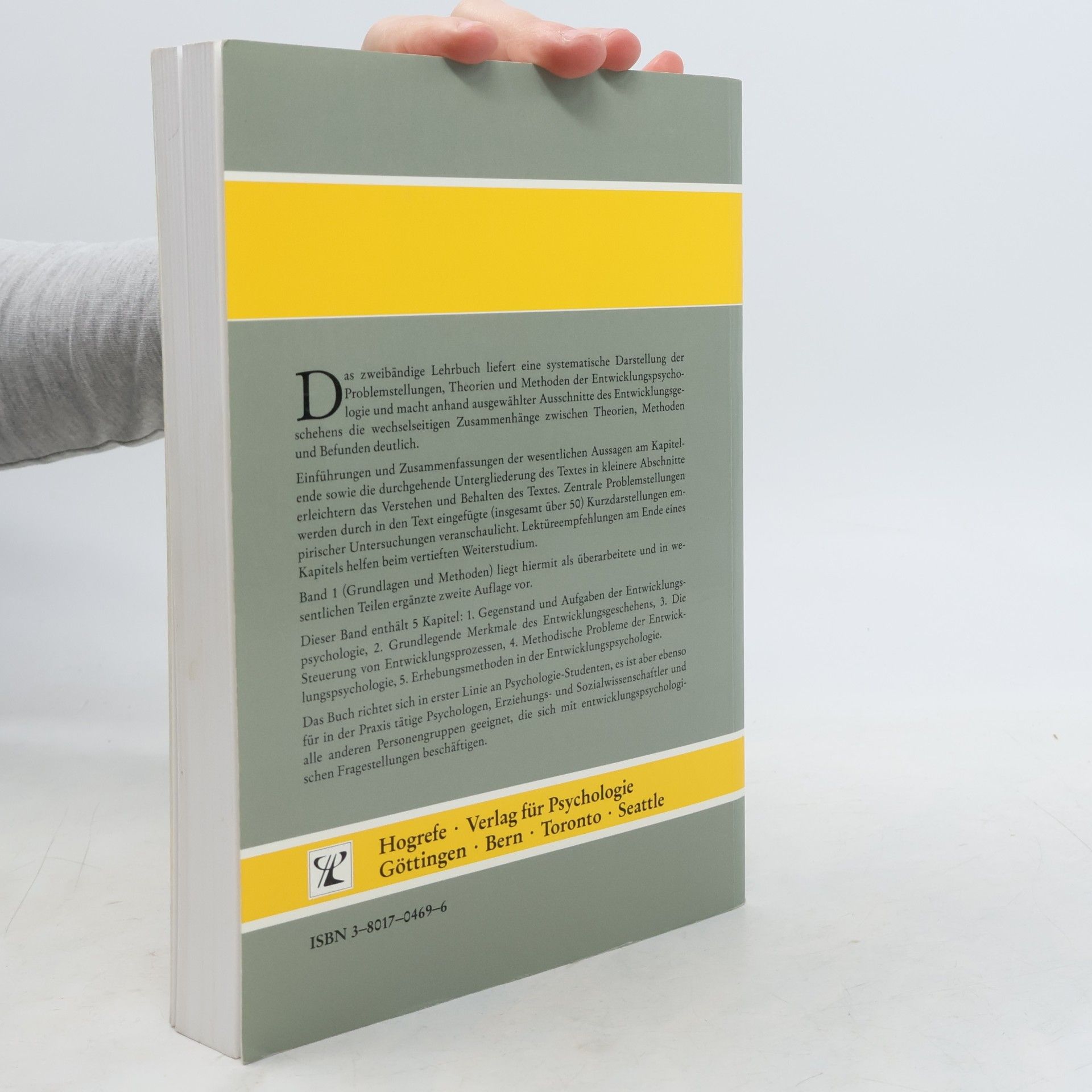 Hanns Martin Trautner Lehrbuch der Entwicklungspsychologie