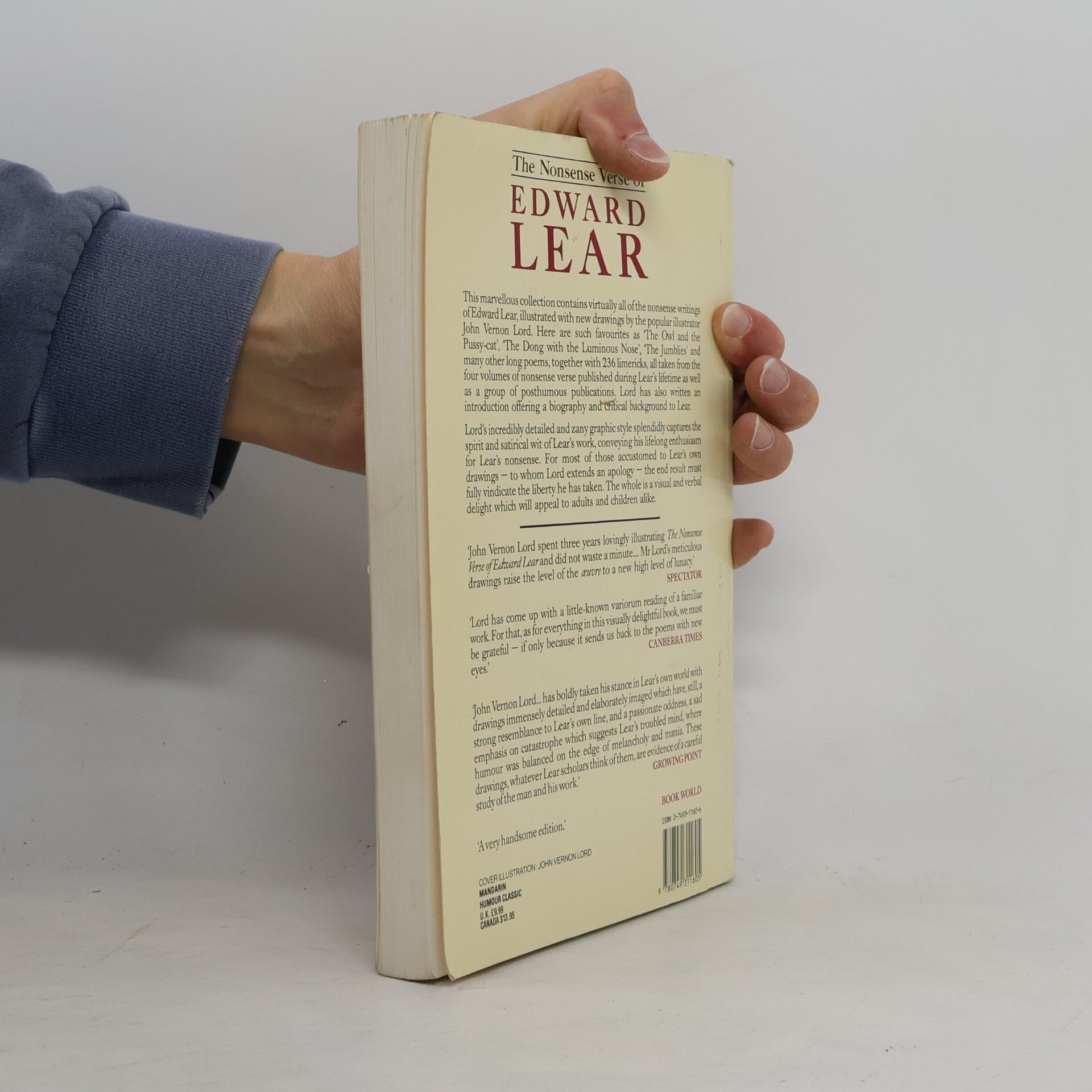 Edward Lear The Nonsense Verse of Edward Lear