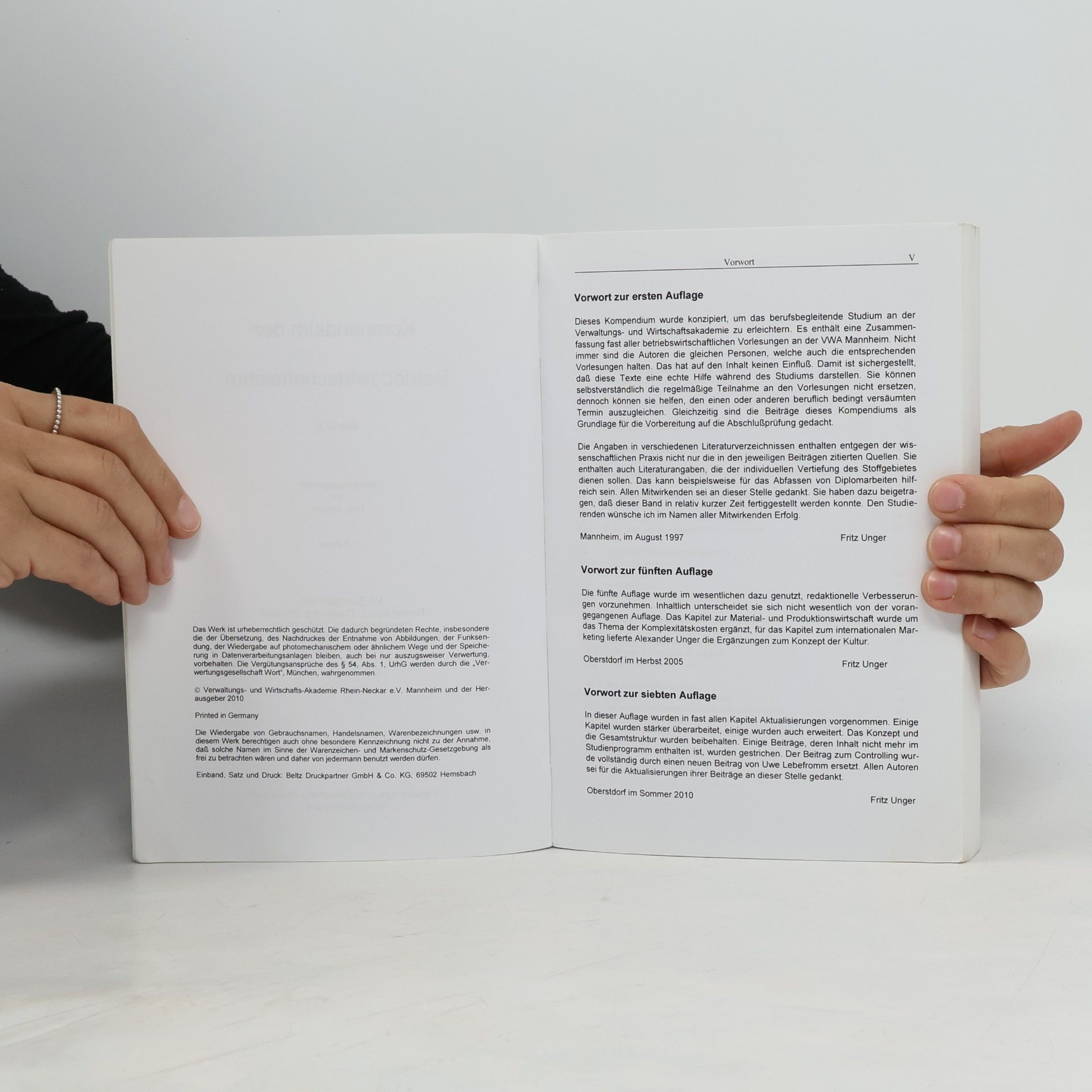 Uwe Lebefromm Kompendium der Betriebswirtschaftslehre II